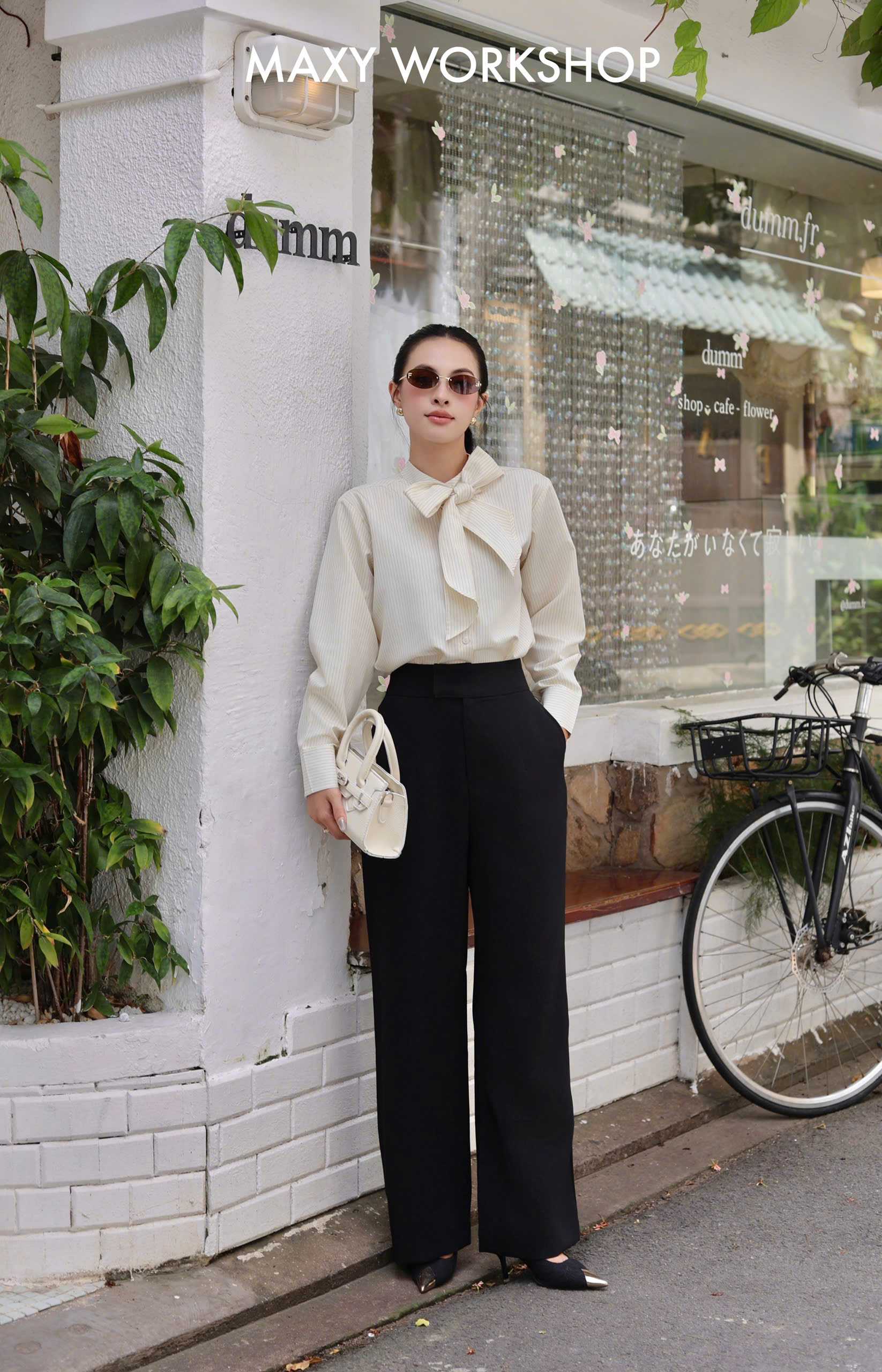 Áo Sơ mi SIDE BOW SHIRT