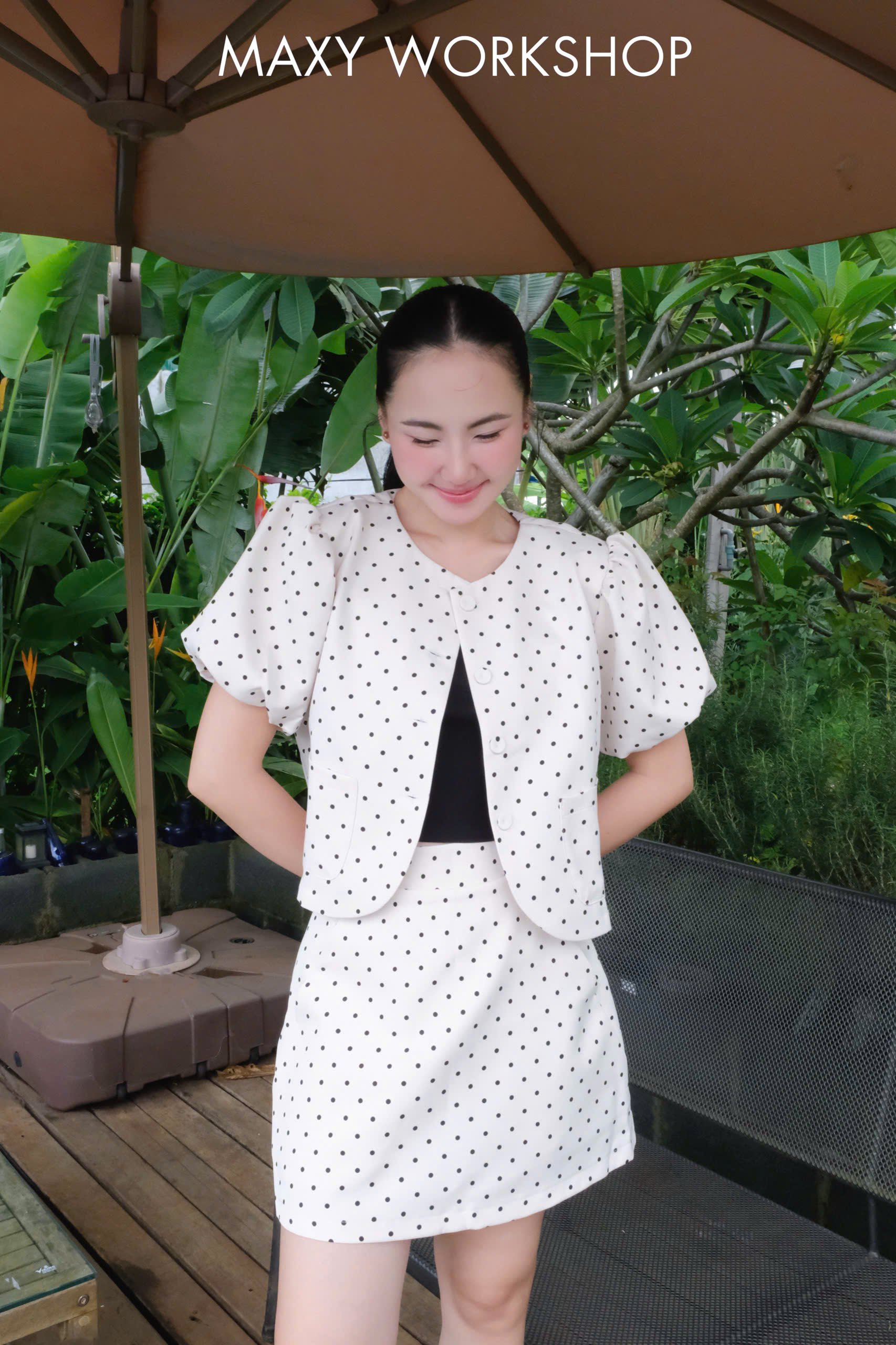 Áo khoác PUFF SLEEVE JACKET