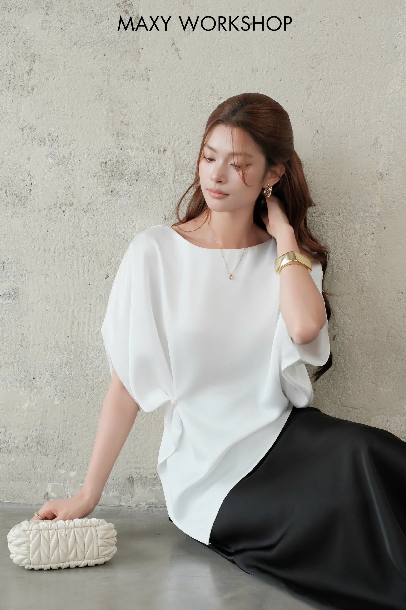 Áo kiểu COZY SILK TOP
