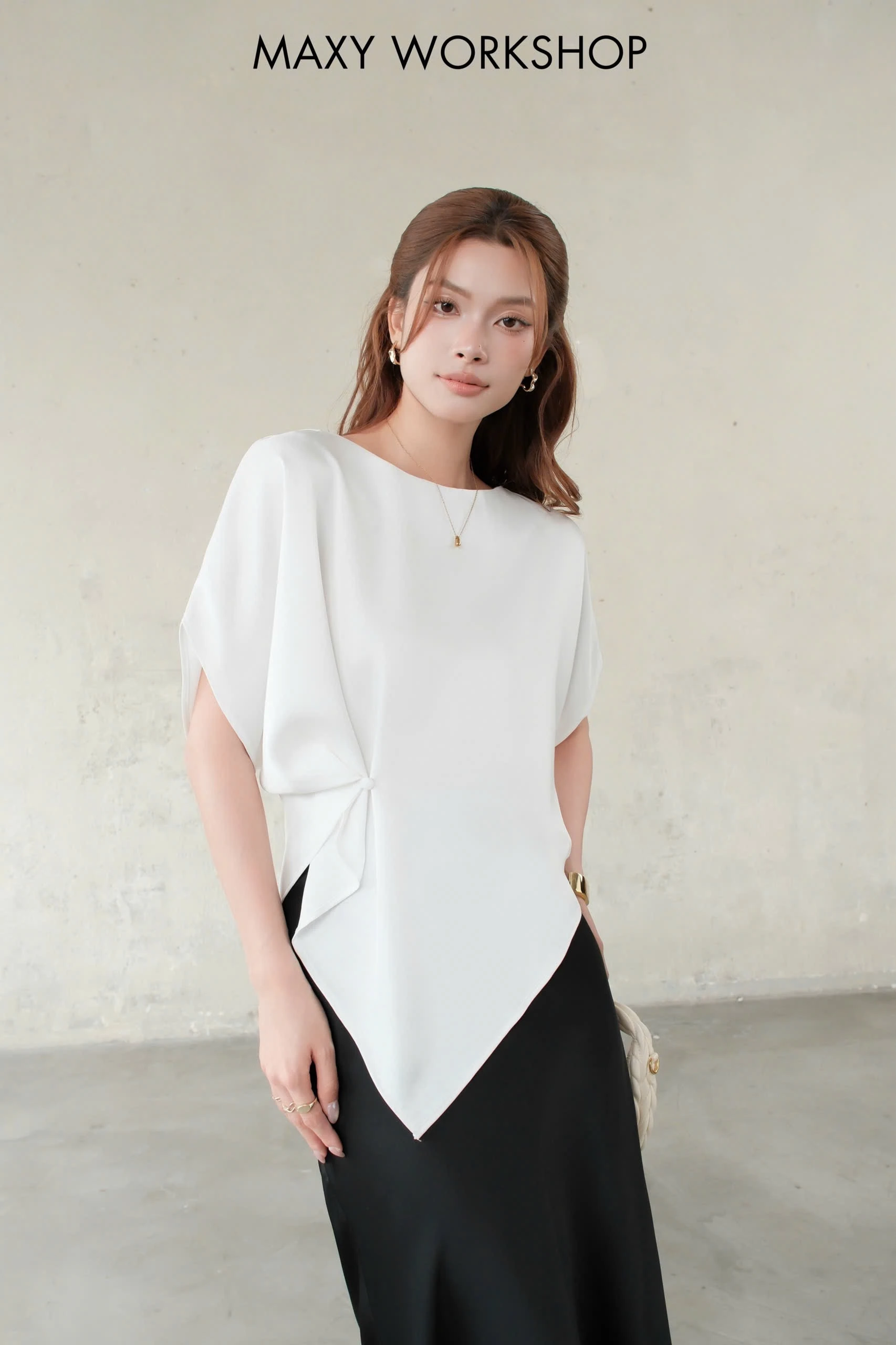 Áo kiểu COZY SILK TOP