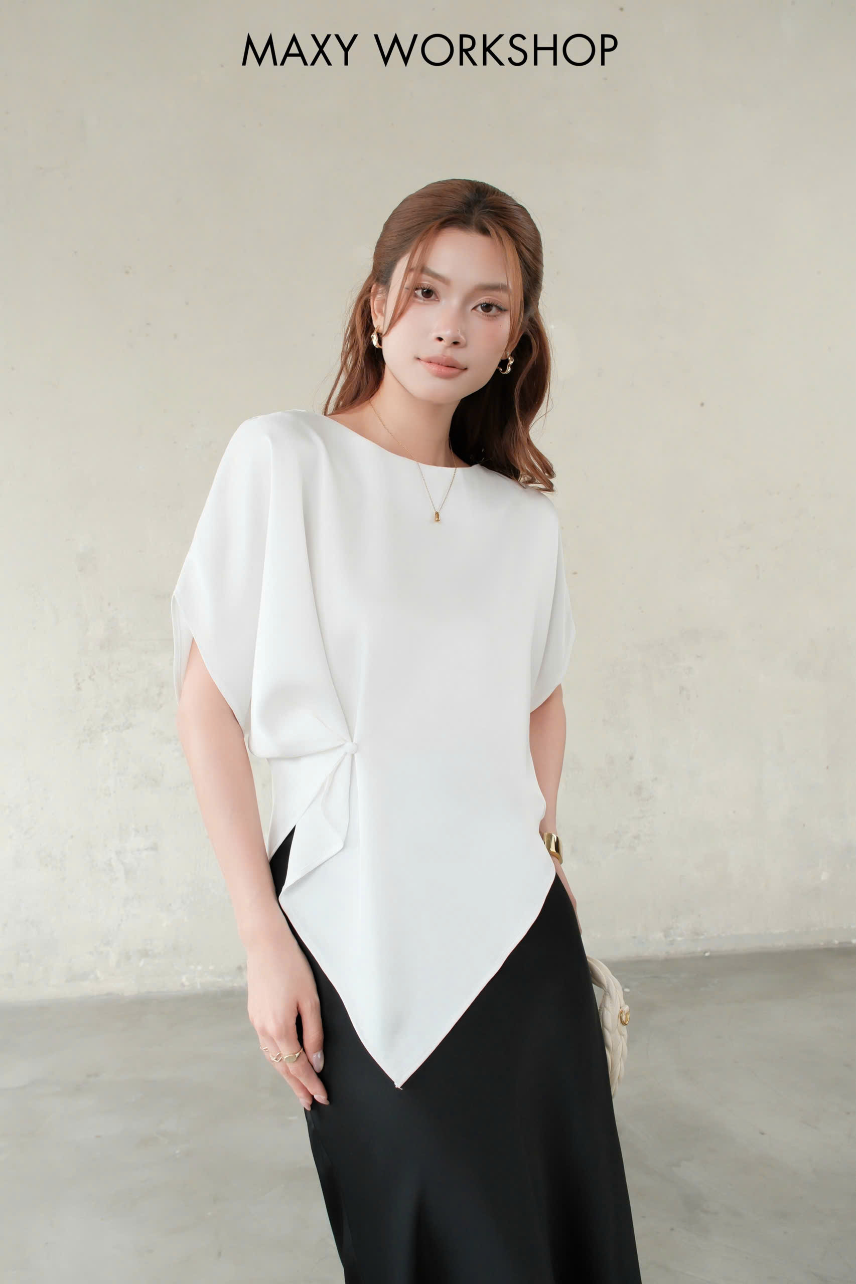 Áo kiểu COZY SILK TOP