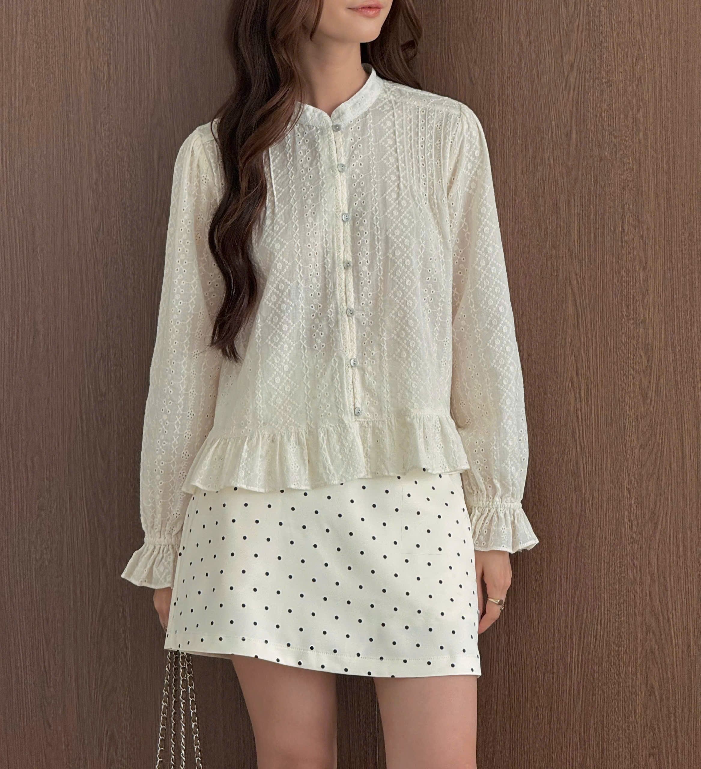 Áo kiểu EMBROIDERED TOP