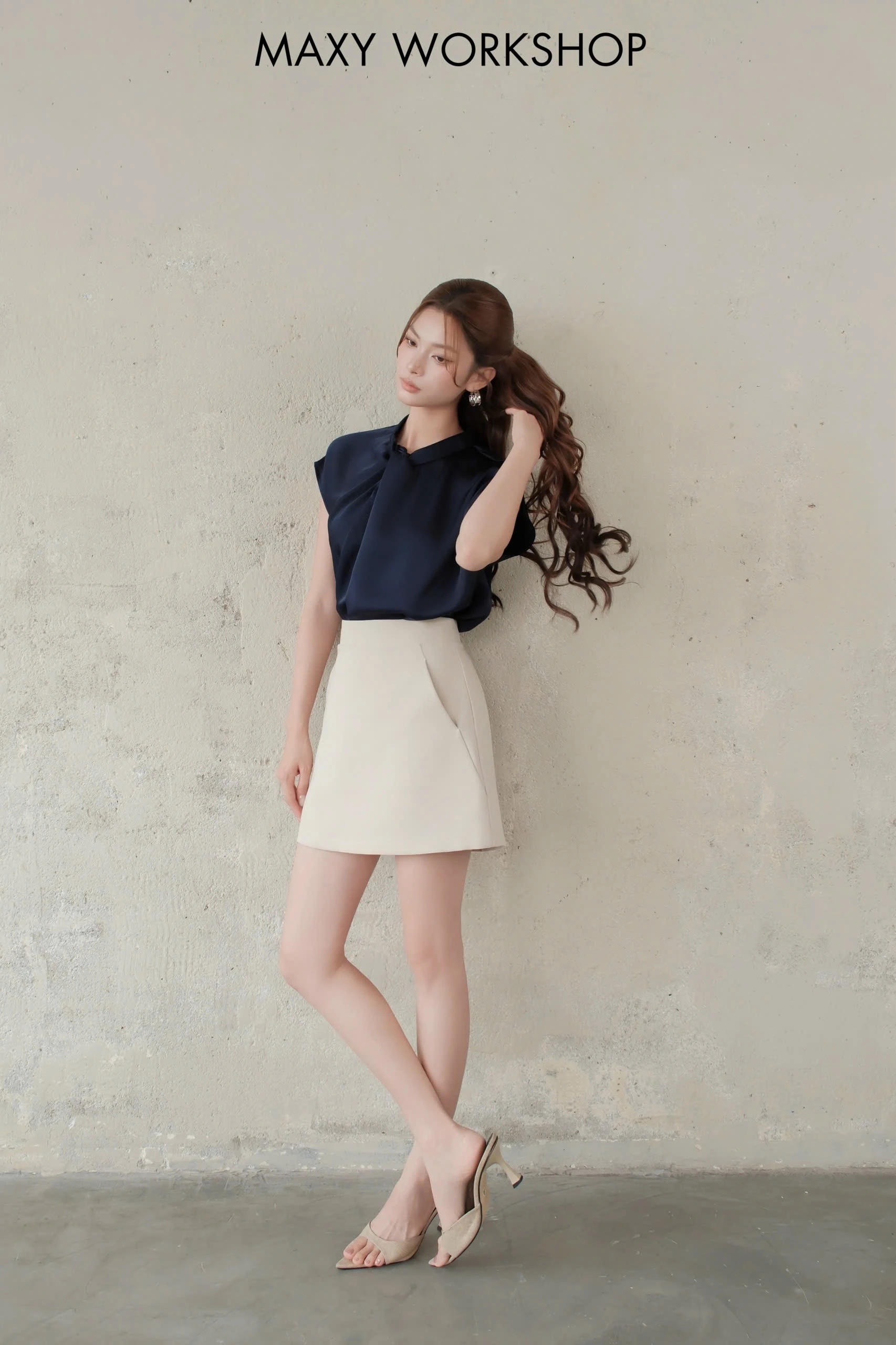 Áo kiểu KNOT SLEEVE TOP
