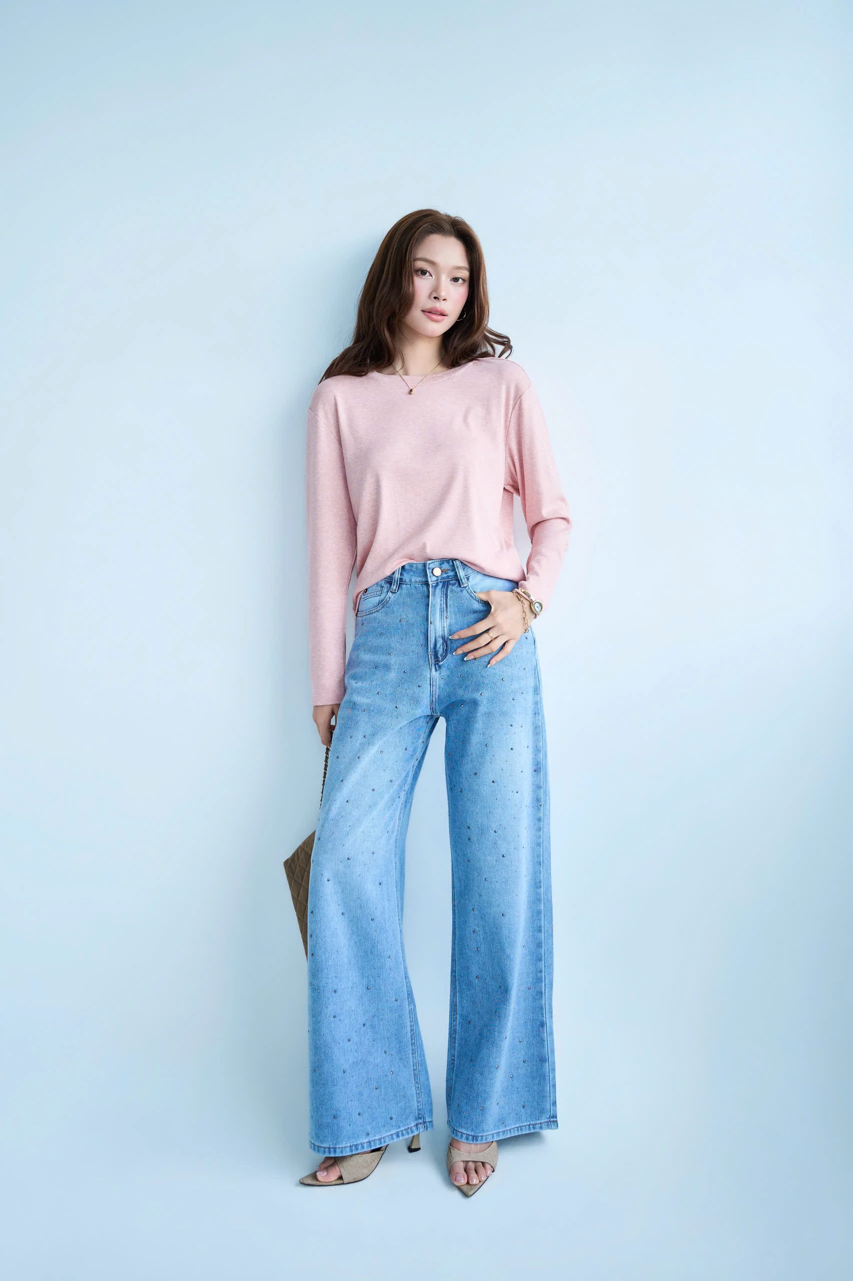 Áo kiểu LONG KNIT TOP