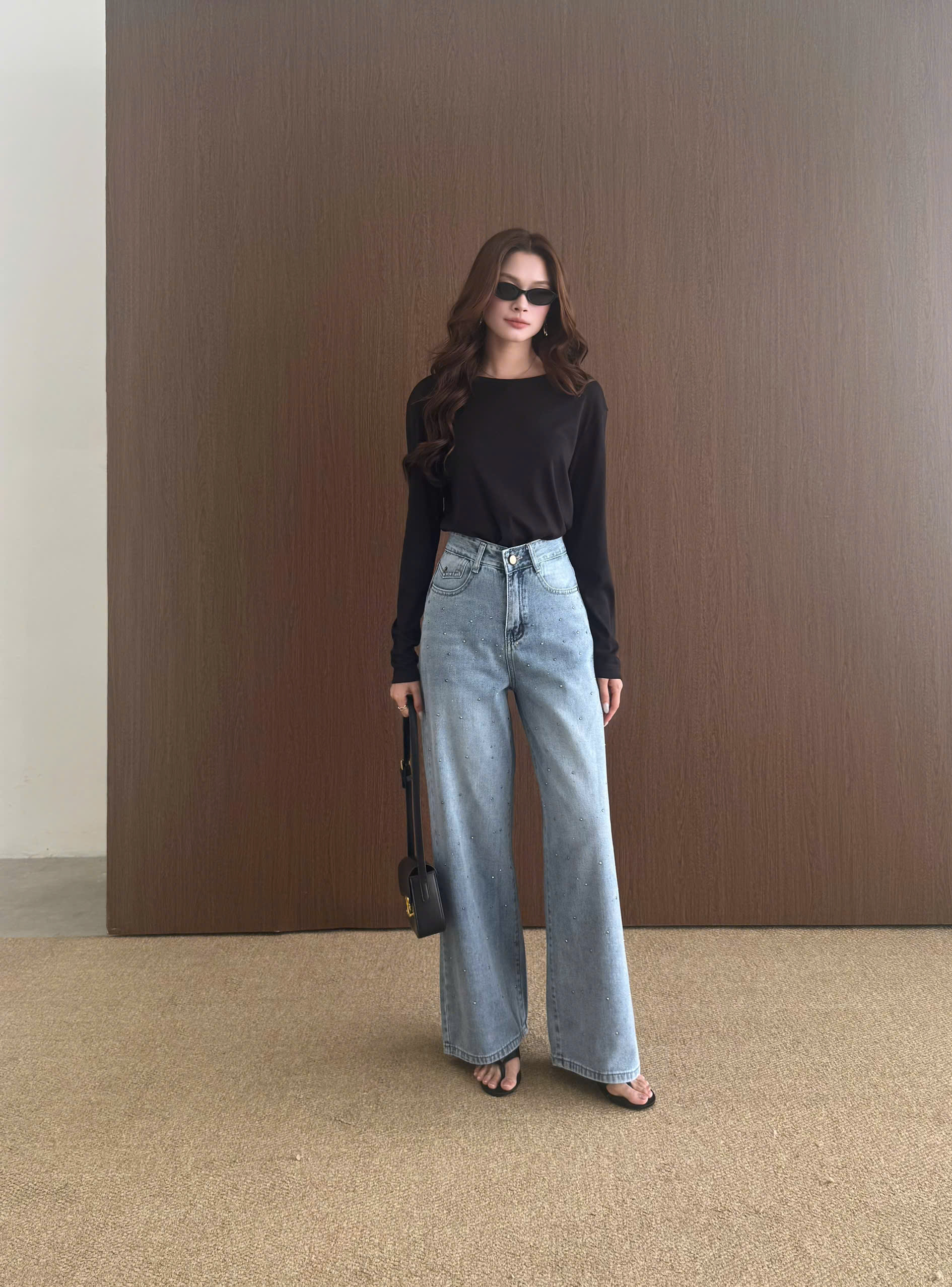 Áo kiểu LONG KNIT TOP