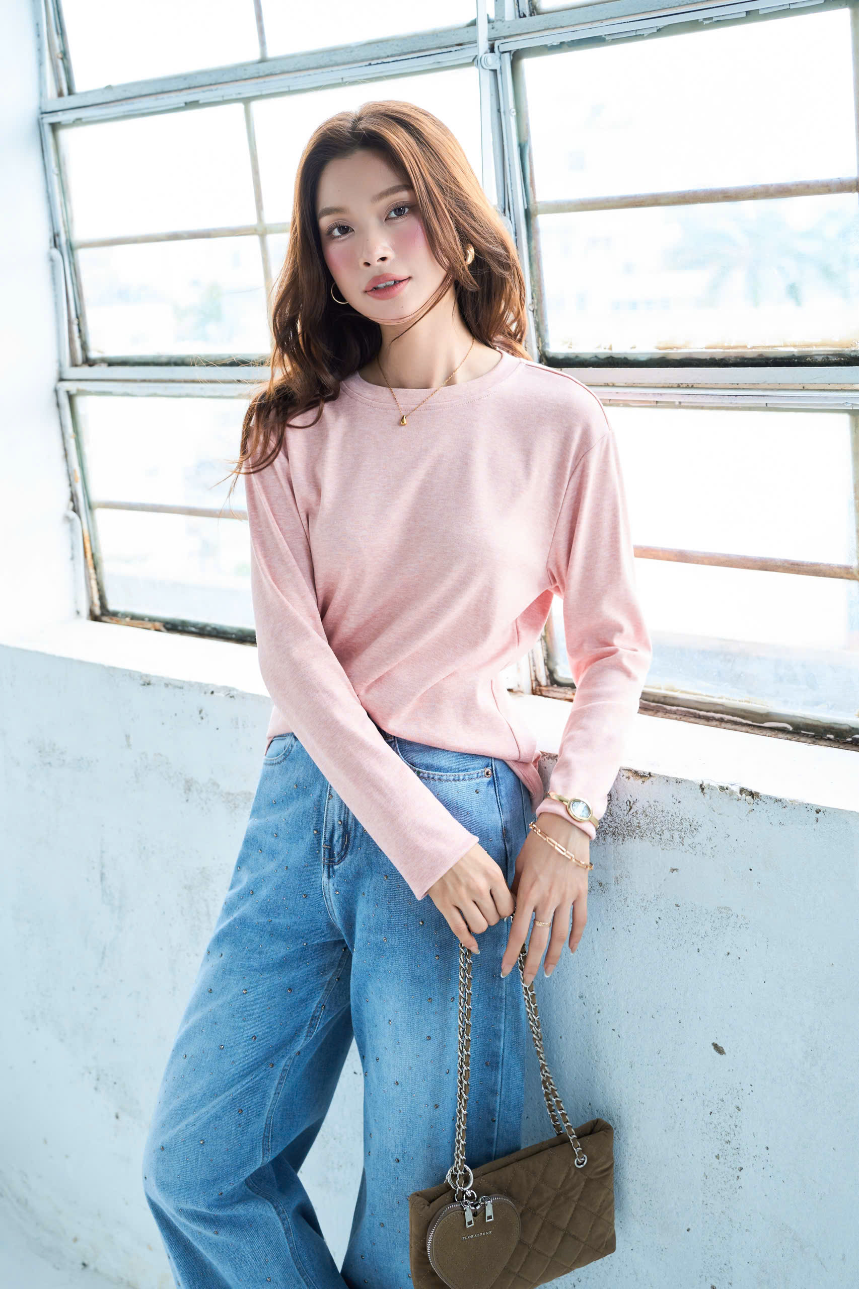 Áo kiểu LONG KNIT TOP