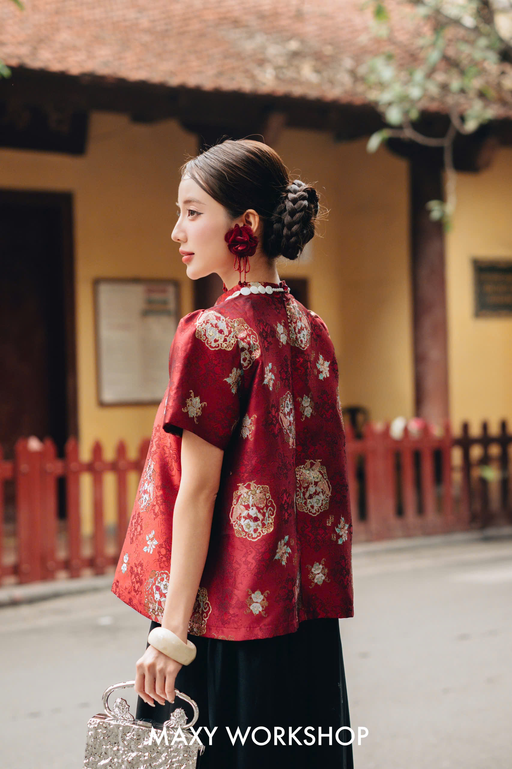 Áo kiểu NGUYỆT GIAO Tết 2026