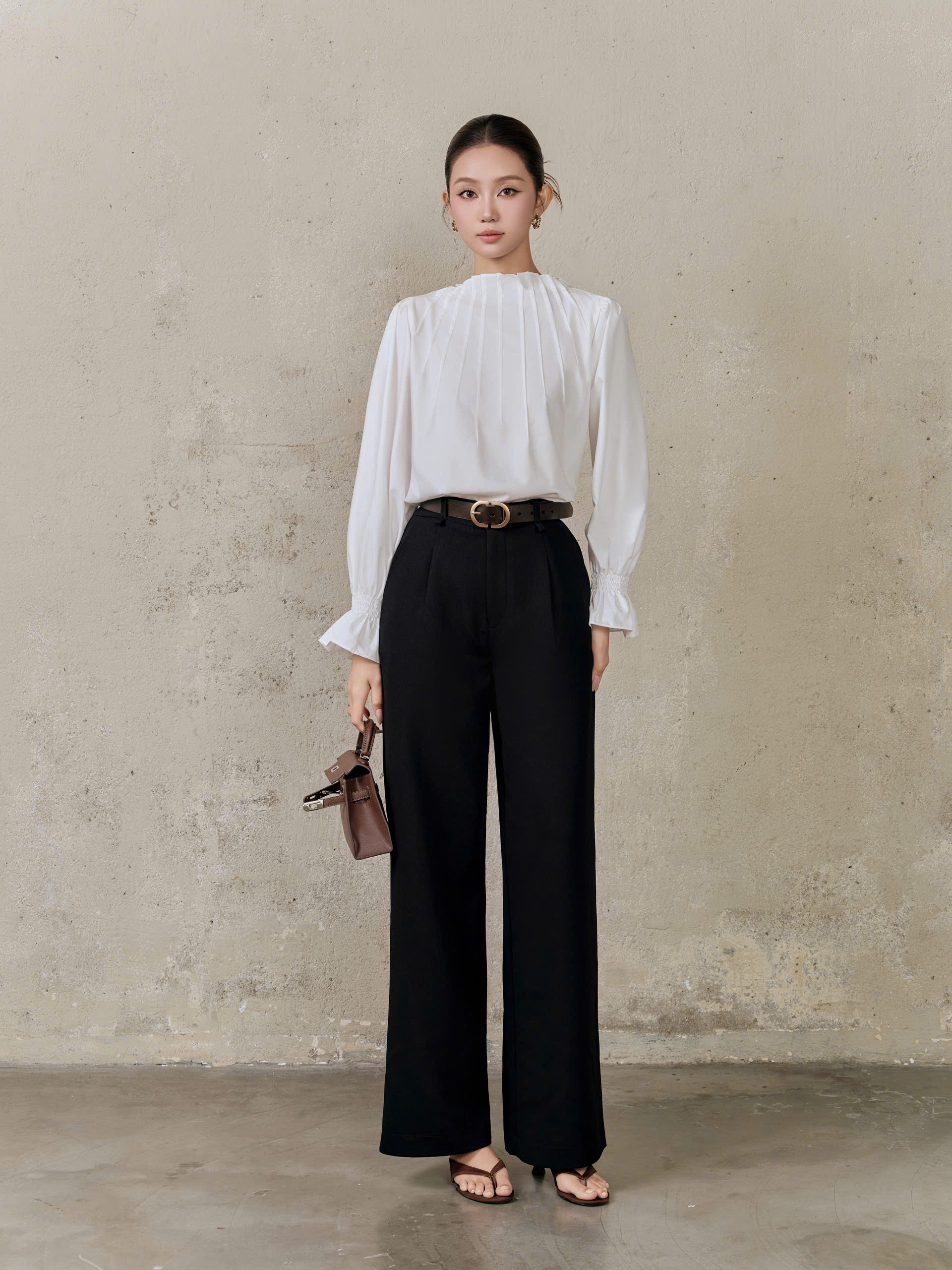 Áo kiểu PLEATED SHIRT