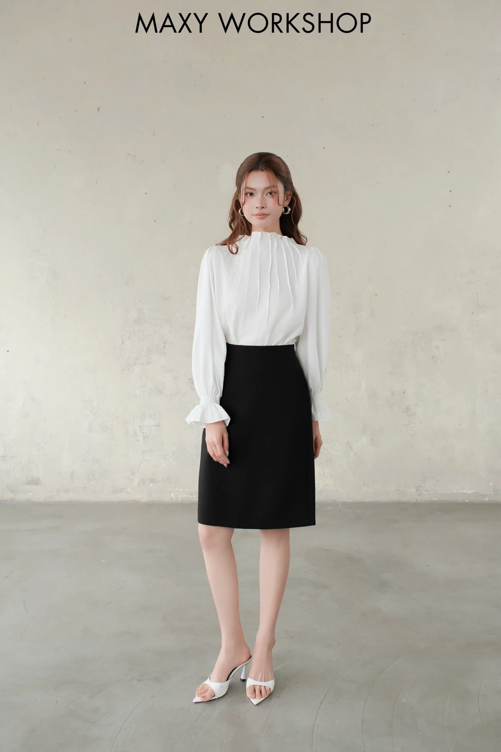 Áo kiểu PLEATED SHIRT
