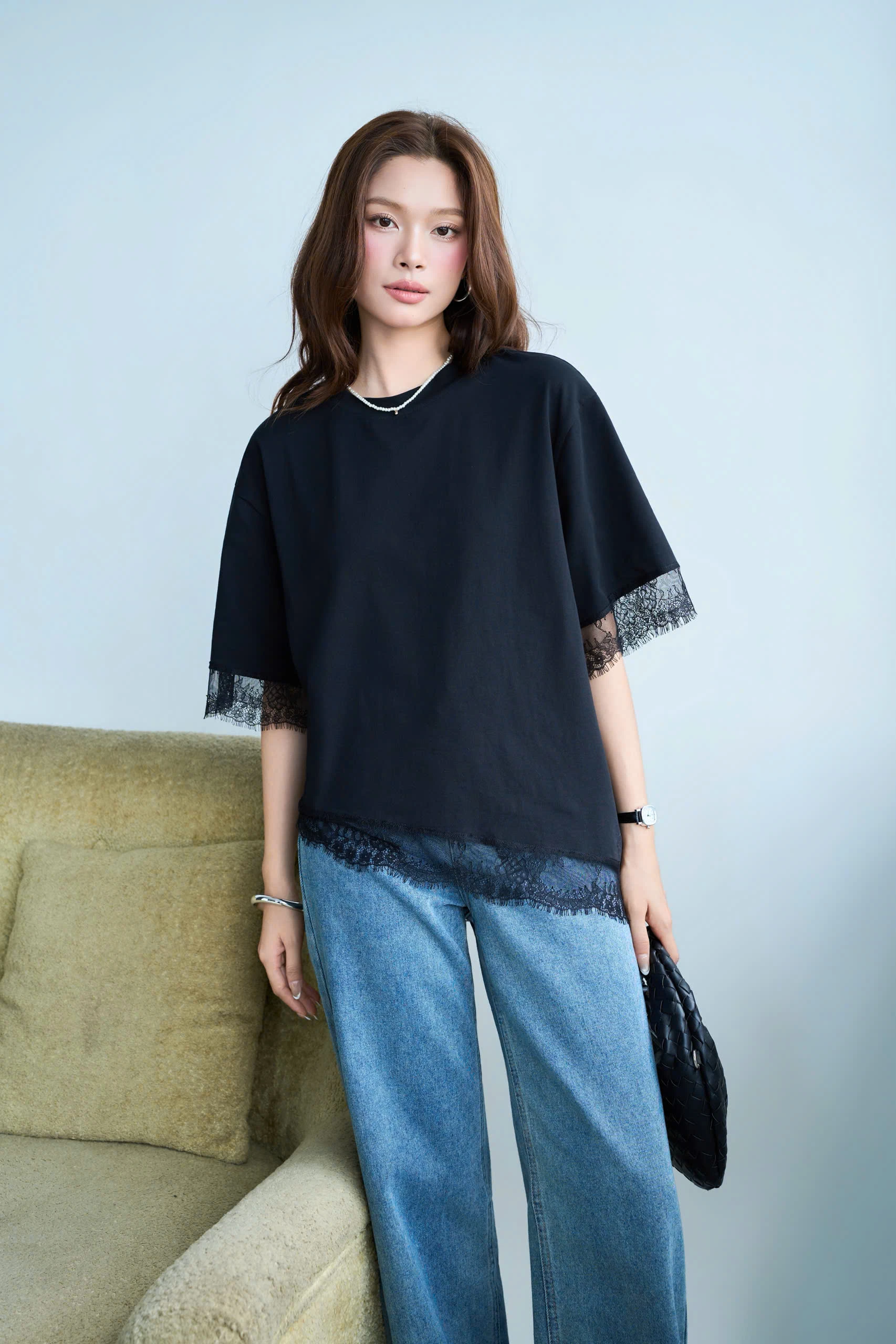 Áo kiểu TRENDY LACE TOP