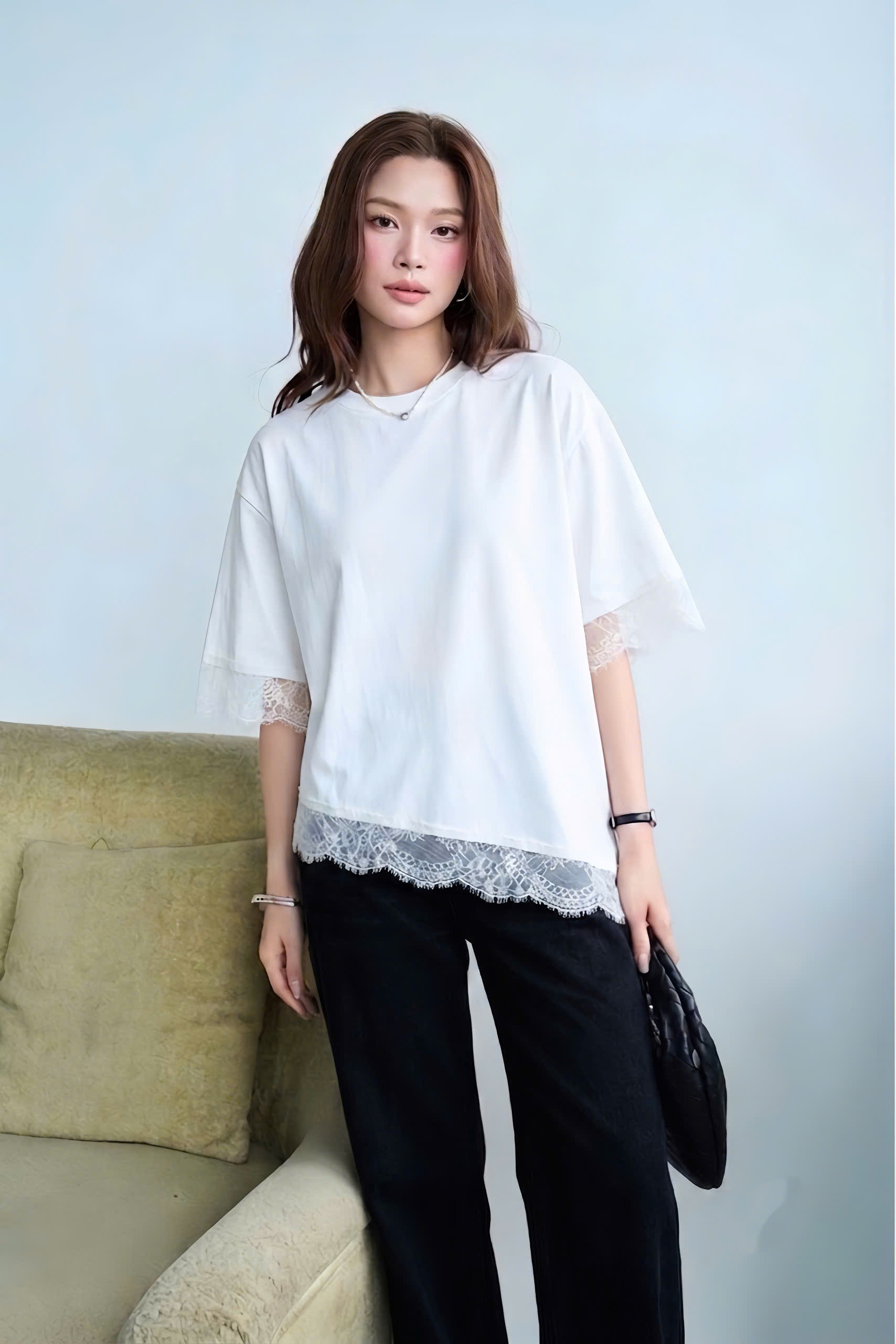 Áo kiểu TRENDY LACE TOP