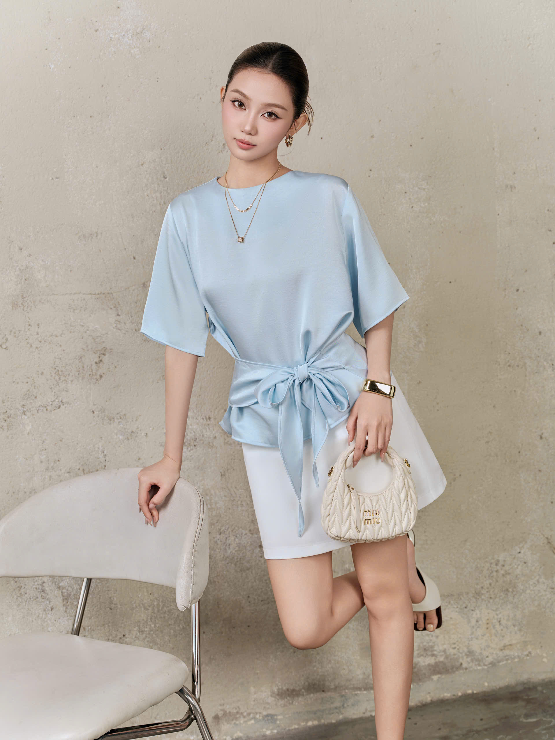 Áo kiểu WRAP TOP