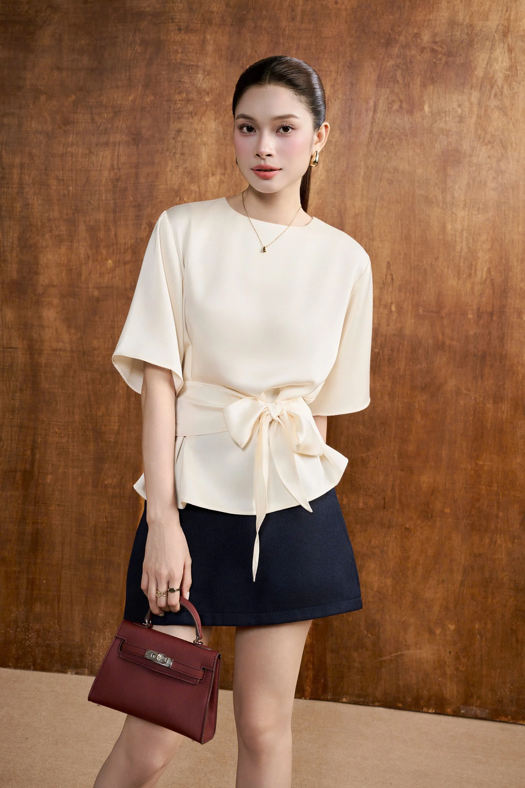 Áo kiểu WRAP TOP