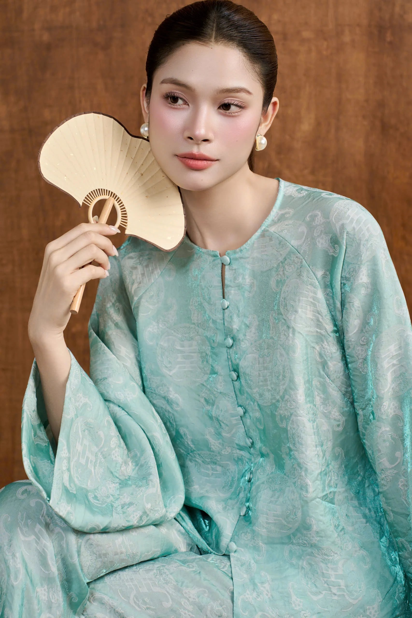 Aó kiểu bà ba kèm quần