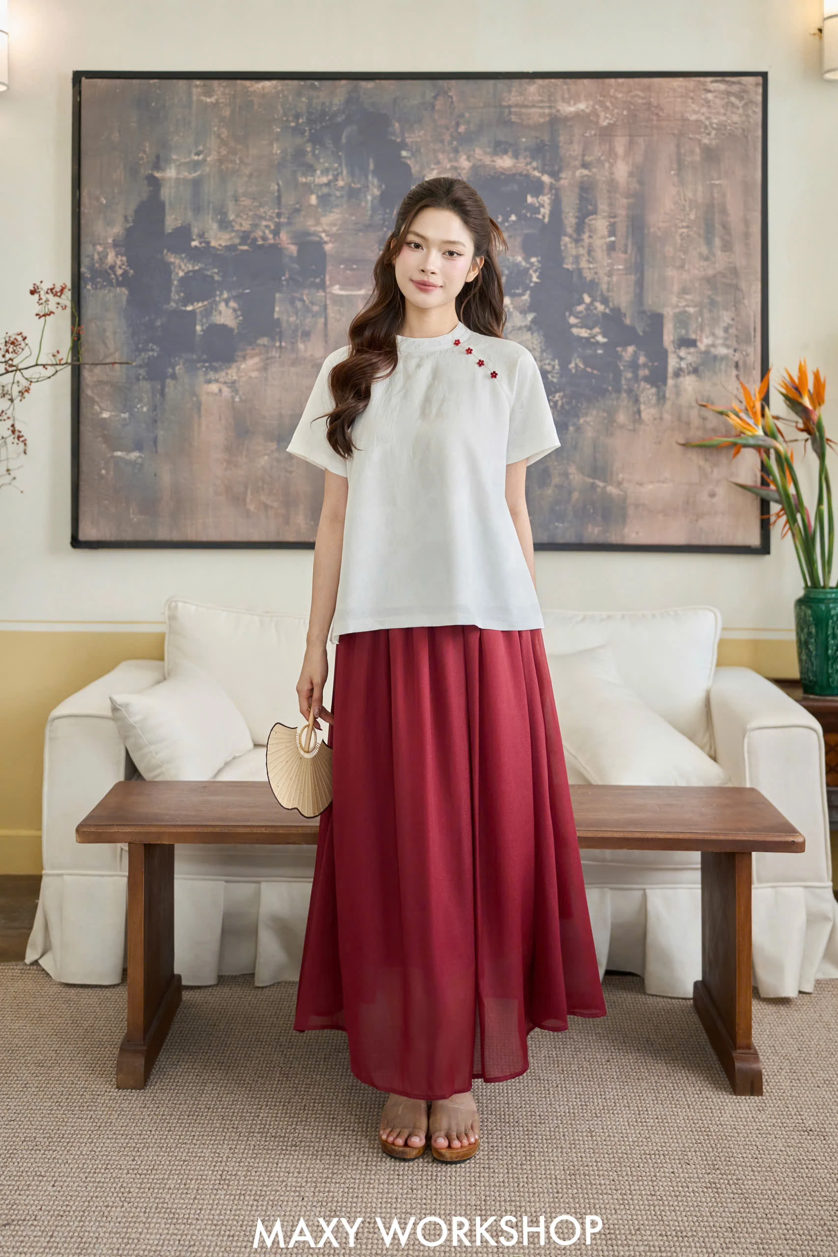 Chân váy dài CLOUDY SKIRT Tết 2026