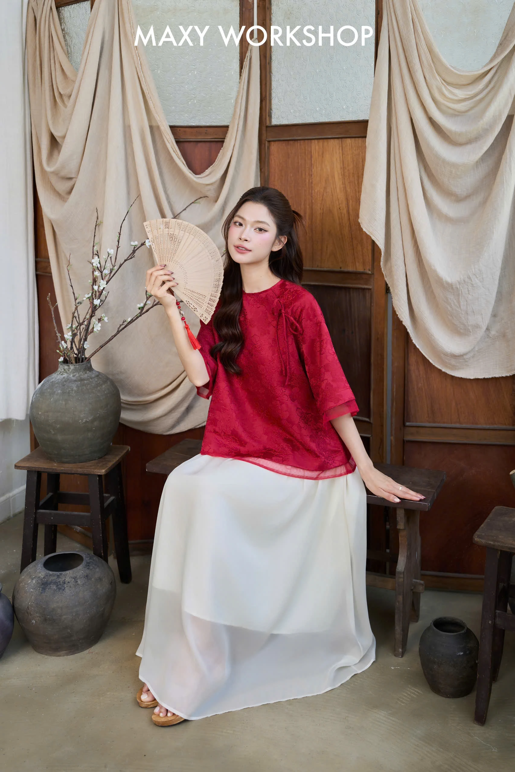 Chân váy dài CLOUDY SKIRT Tết 2026