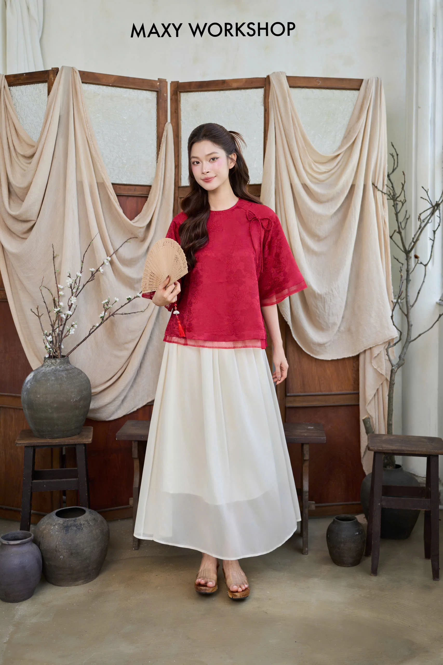 Chân váy dài CLOUDY SKIRT Tết 2026