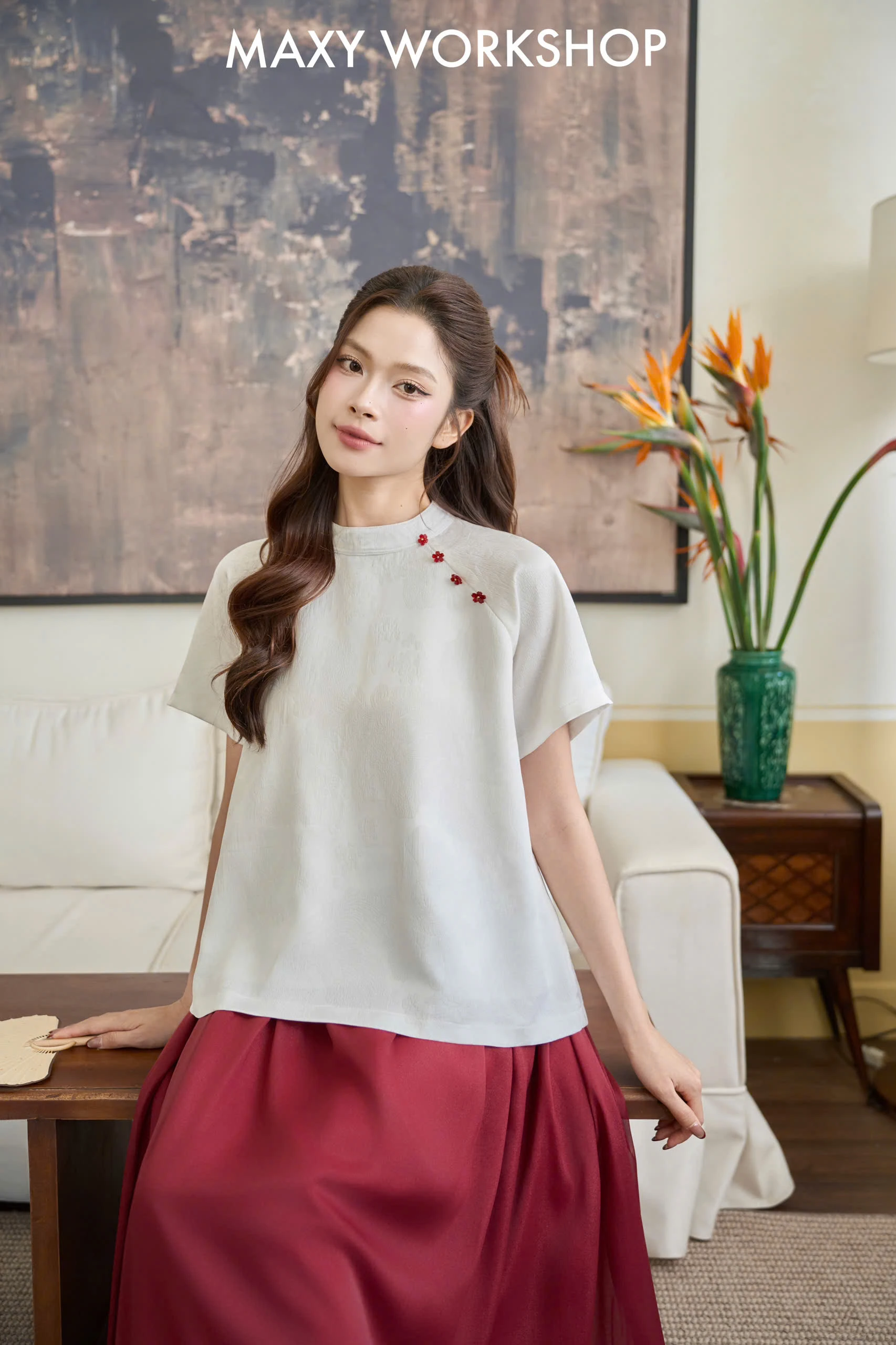 Chân váy dài CLOUDY SKIRT Tết 2026