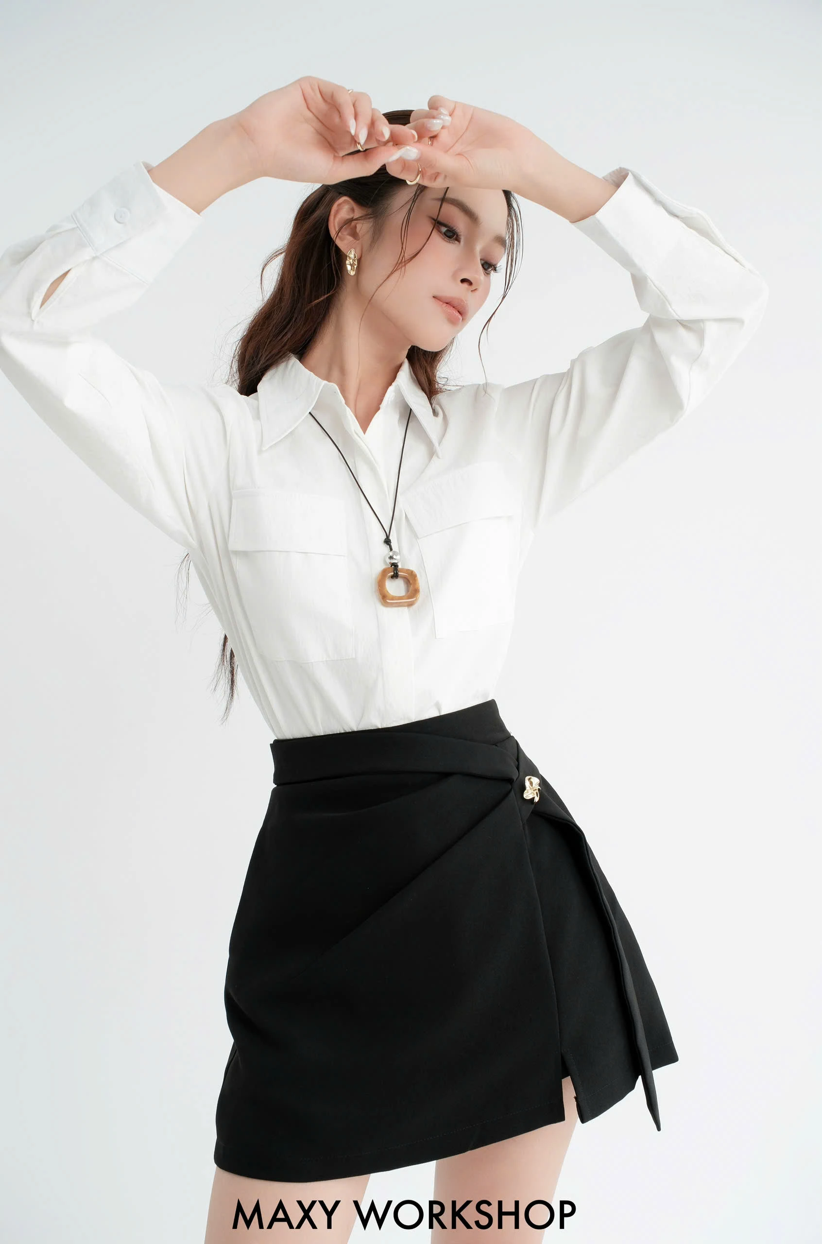 Chân váy FRONT BUTTON SKIRT