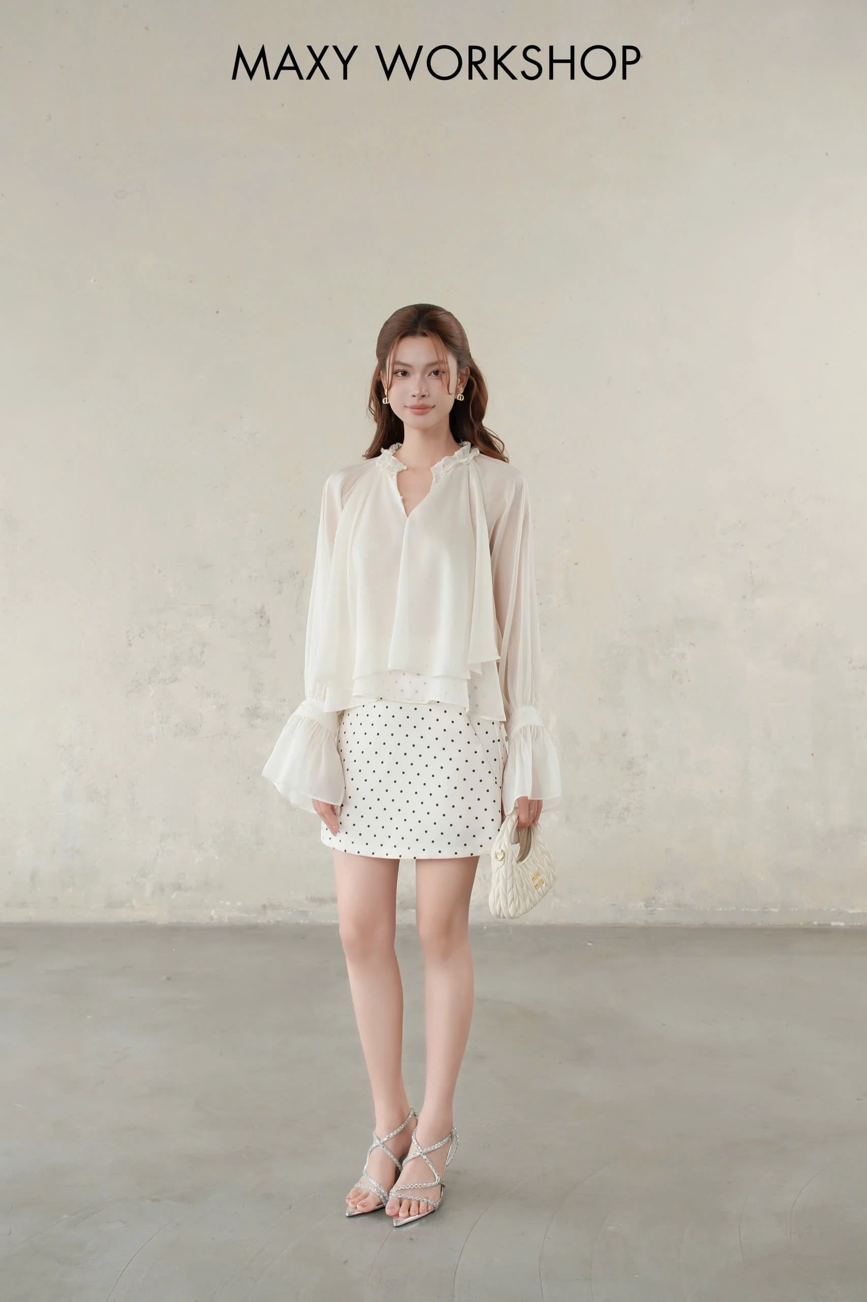 Chân váy ngắn POLKA DOT SKIRT
