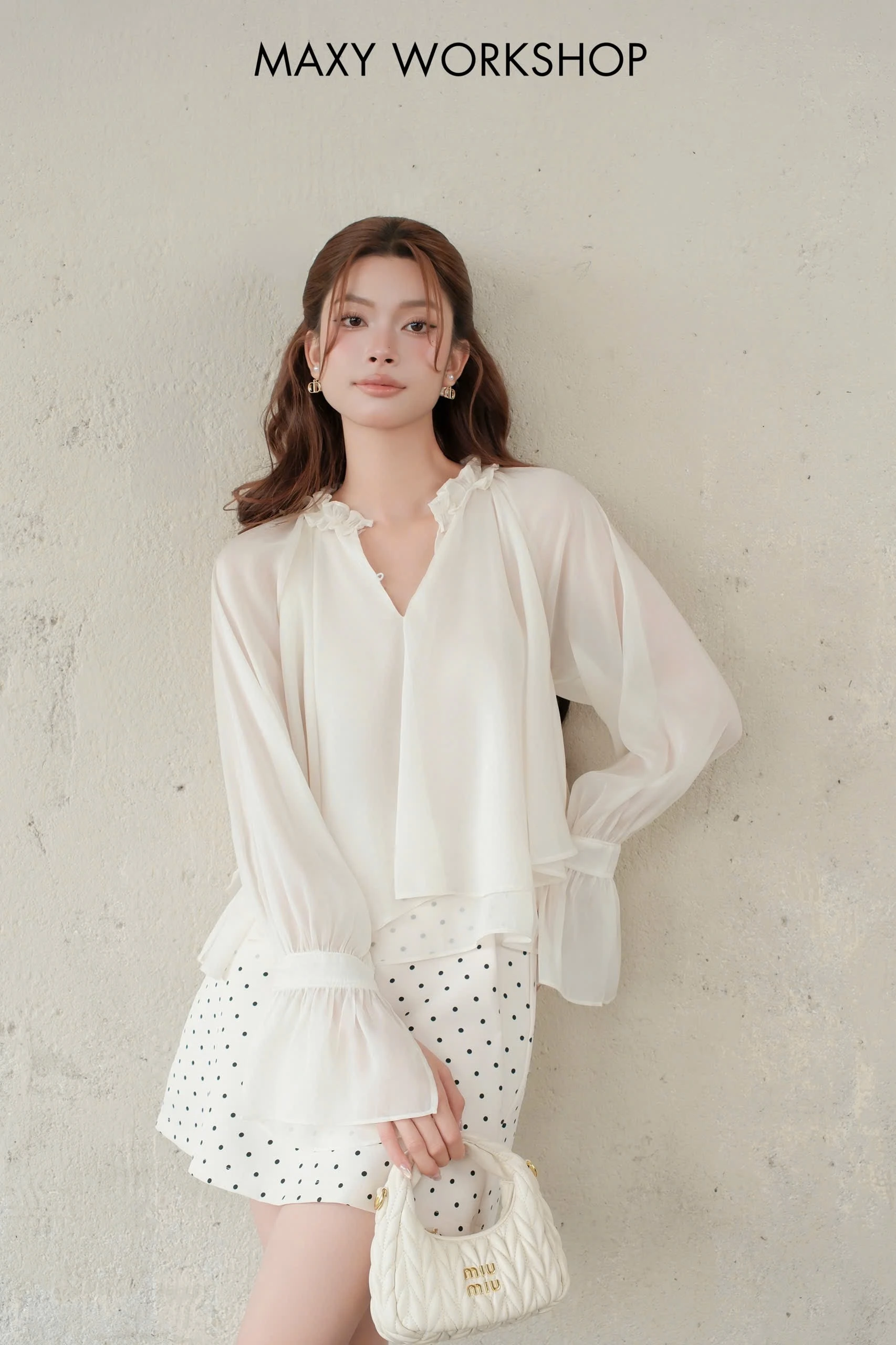 Chân váy ngắn POLKA DOT SKIRT