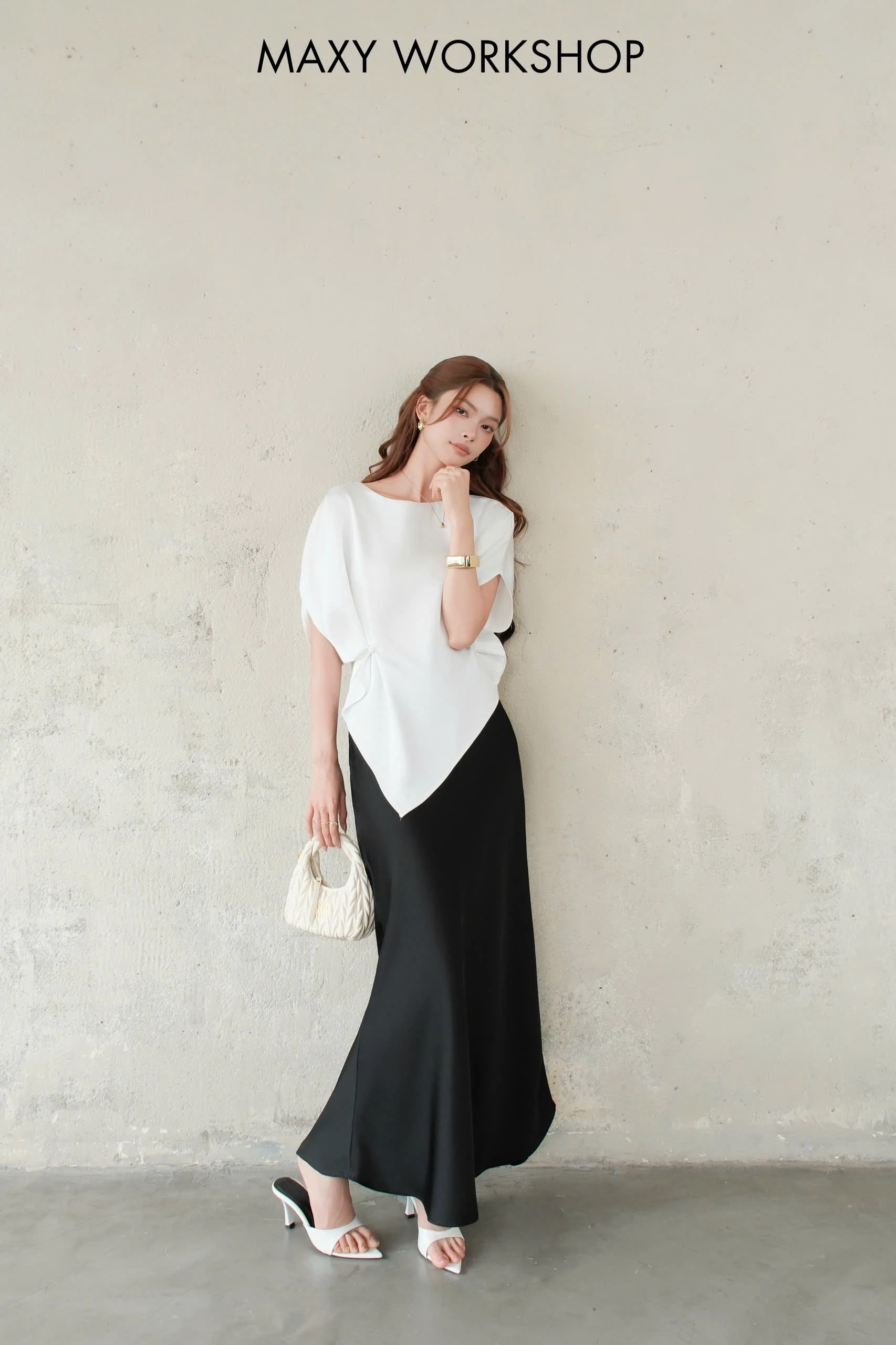 Chân váy dài SILK CLASSY SKIRT
