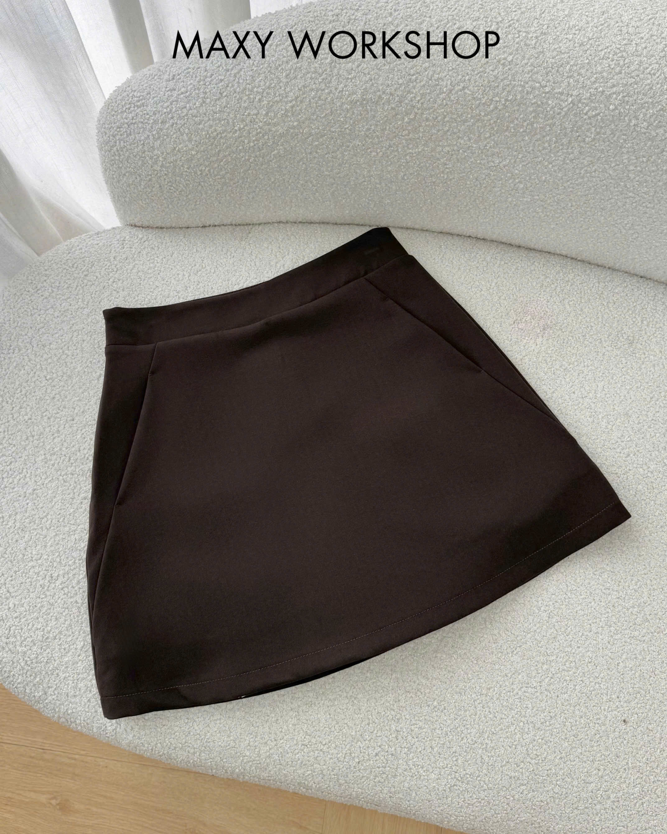 Chân váy ngắn DARK CHOCO SKIRT