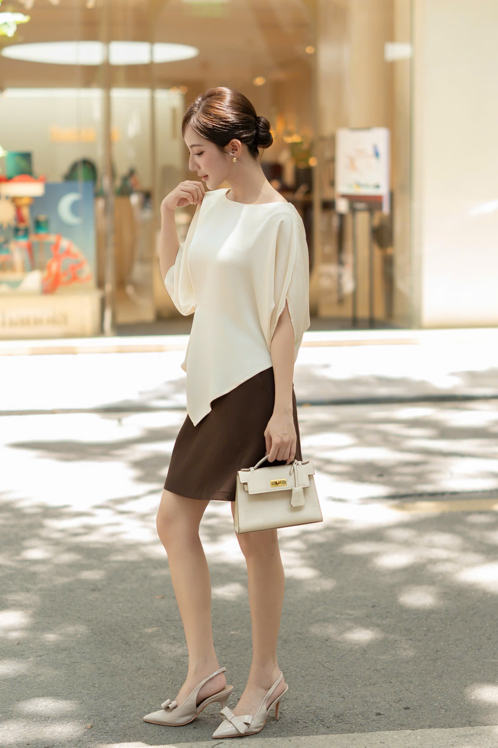 Chân váy ngắn DARK CHOCO SKIRT