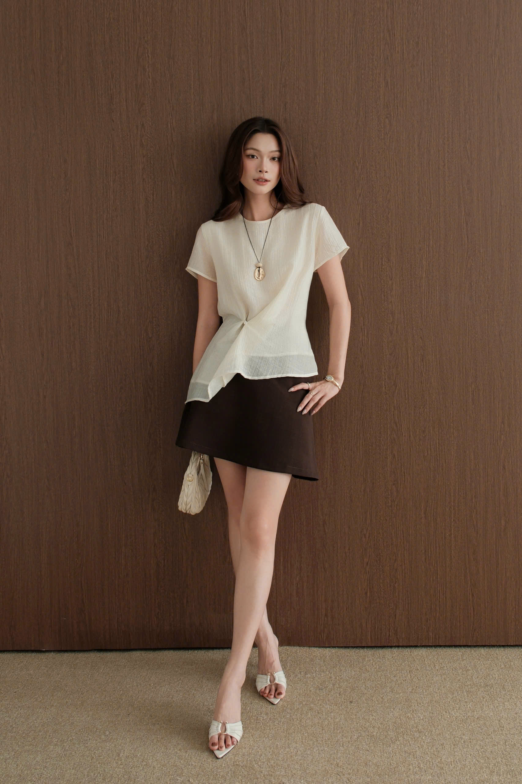 Chân váy ngắn FLARED MINI SKIRT