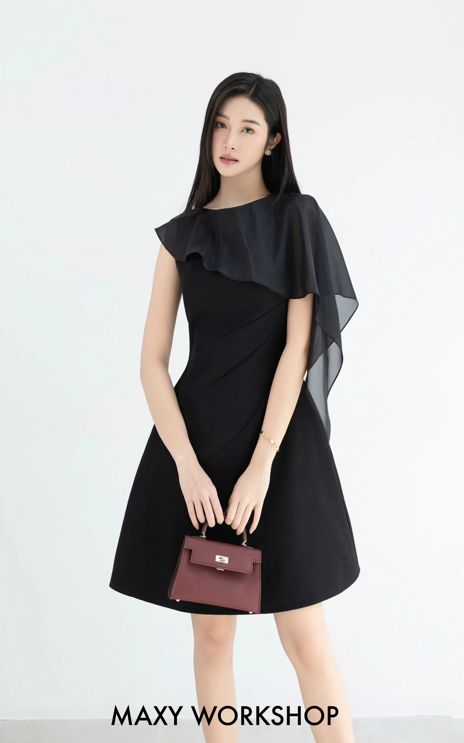 Đầm MIX-SHEER DRESS