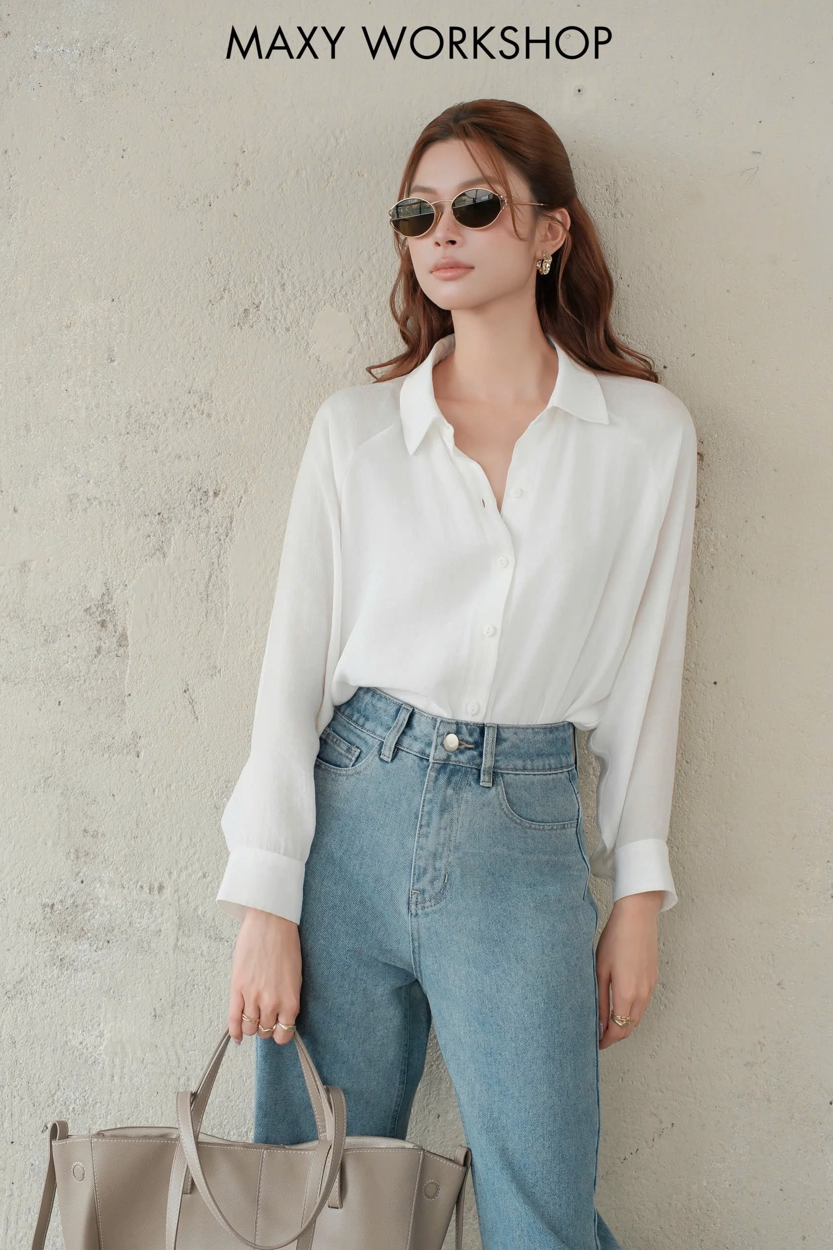 Quần dài BELT JEANS CULOTTES