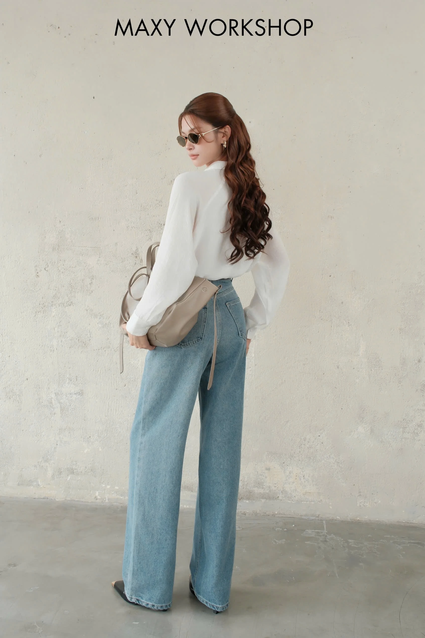 Quần dài BELT JEANS CULOTTES
