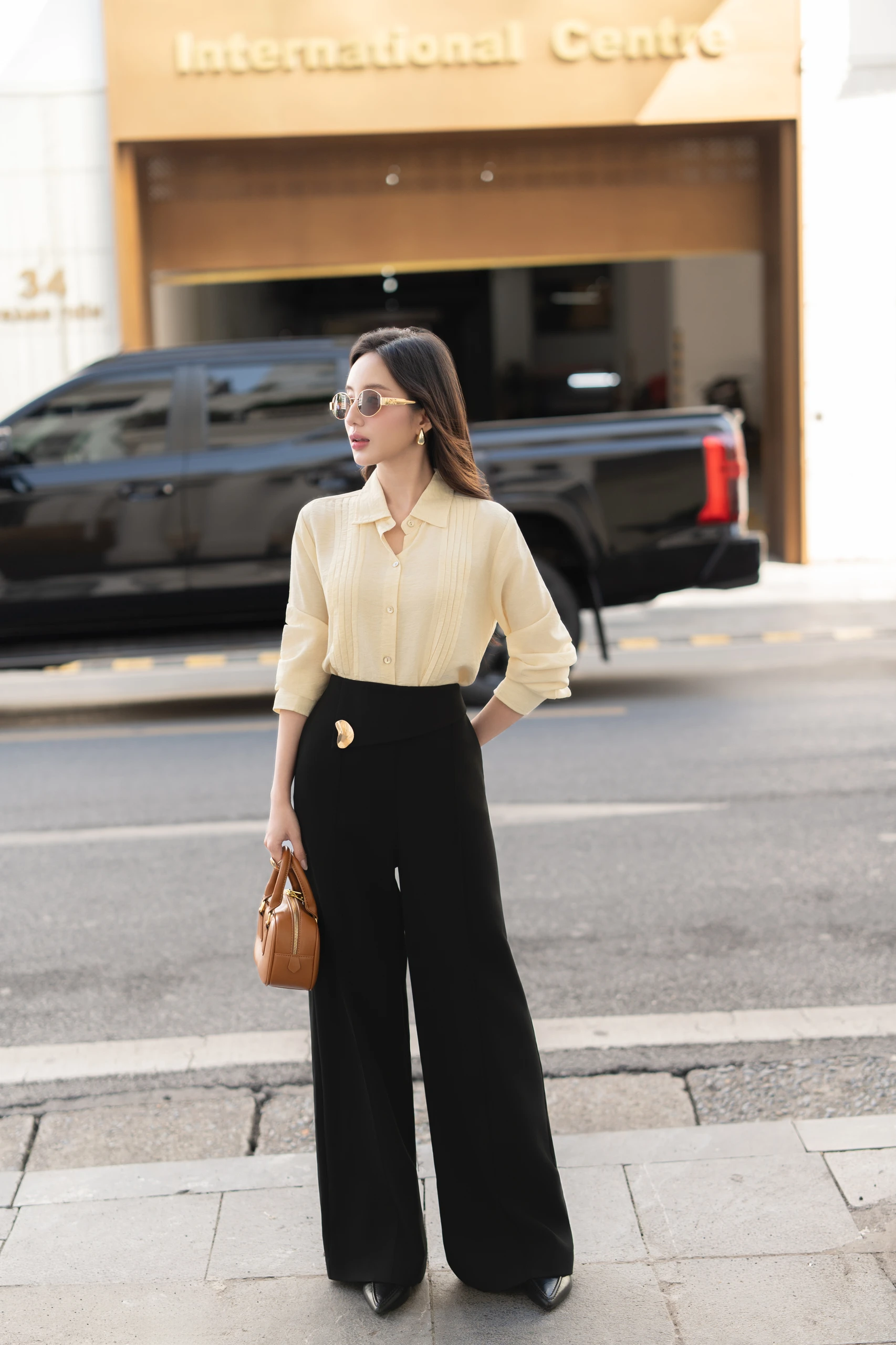 Quần dài CROSS-WAIST PANTS