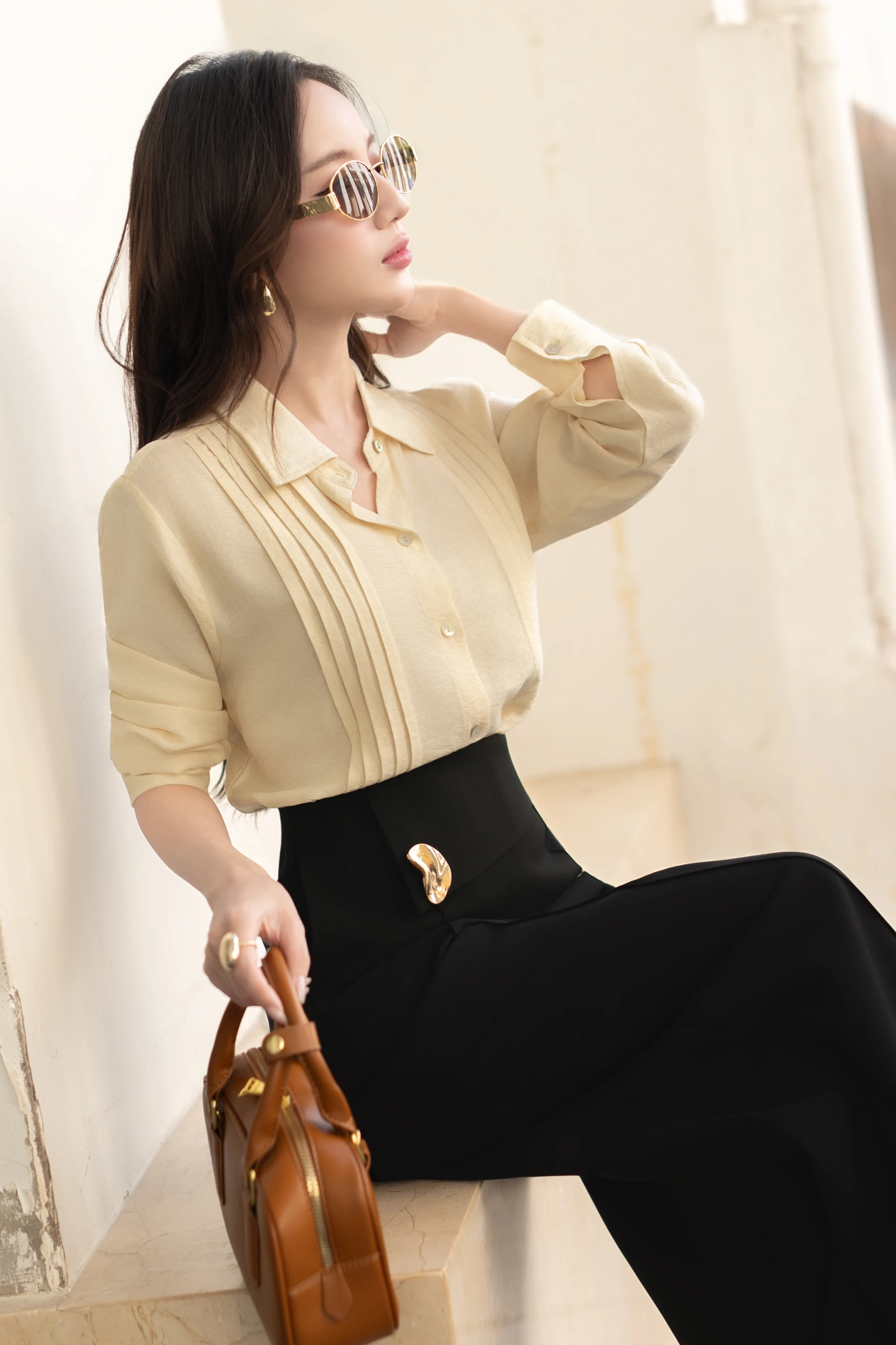 Quần dài CROSS-WAIST PANTS