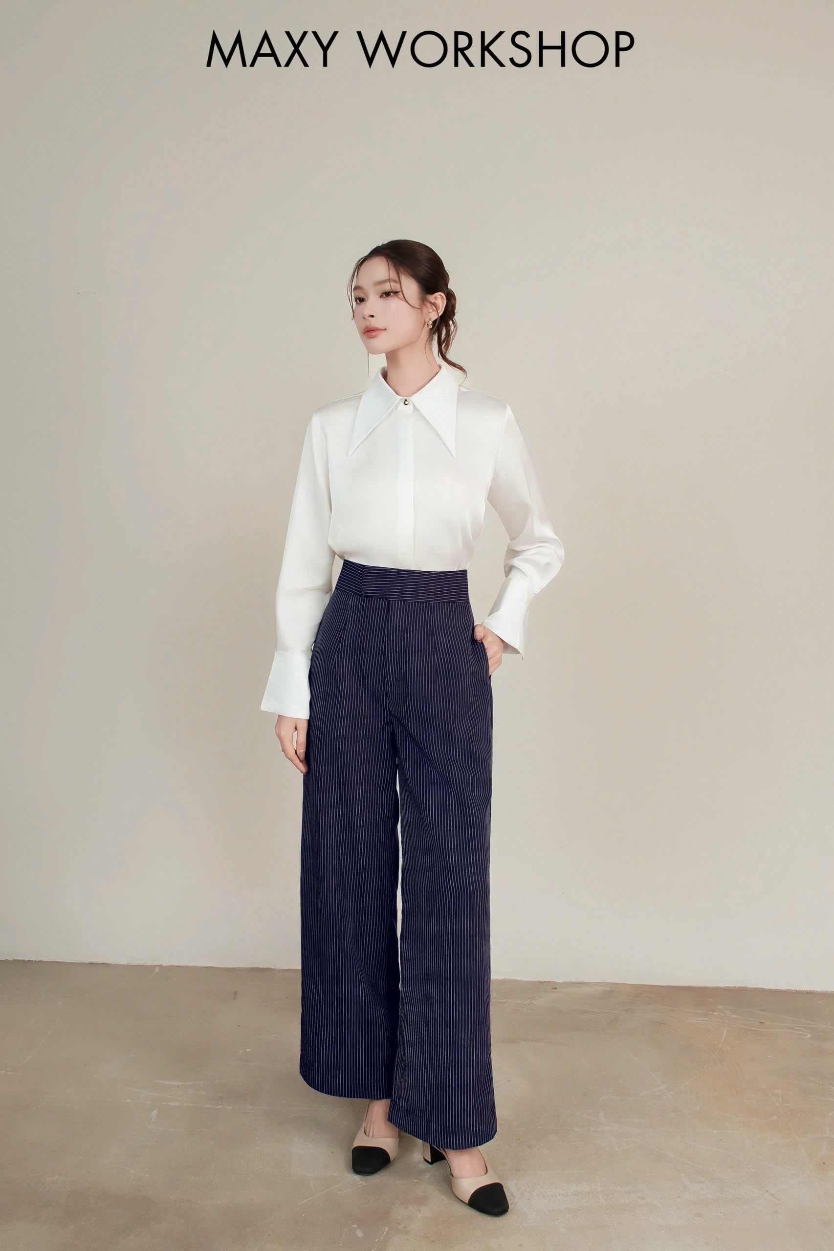Quần dài HIGH-WAISTED CULOTTES