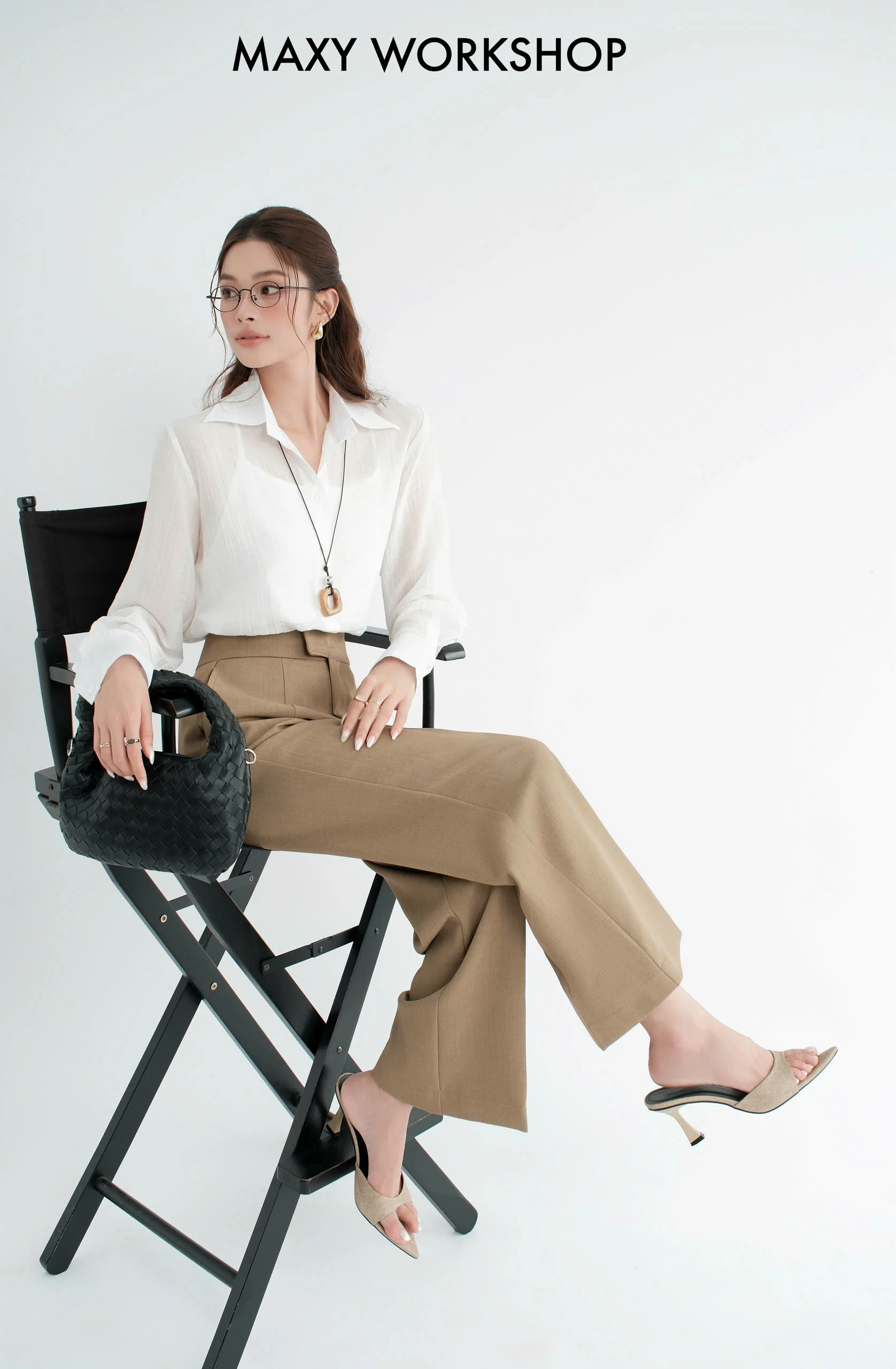 Quần dài HIGH-WAISTED CULOTTES