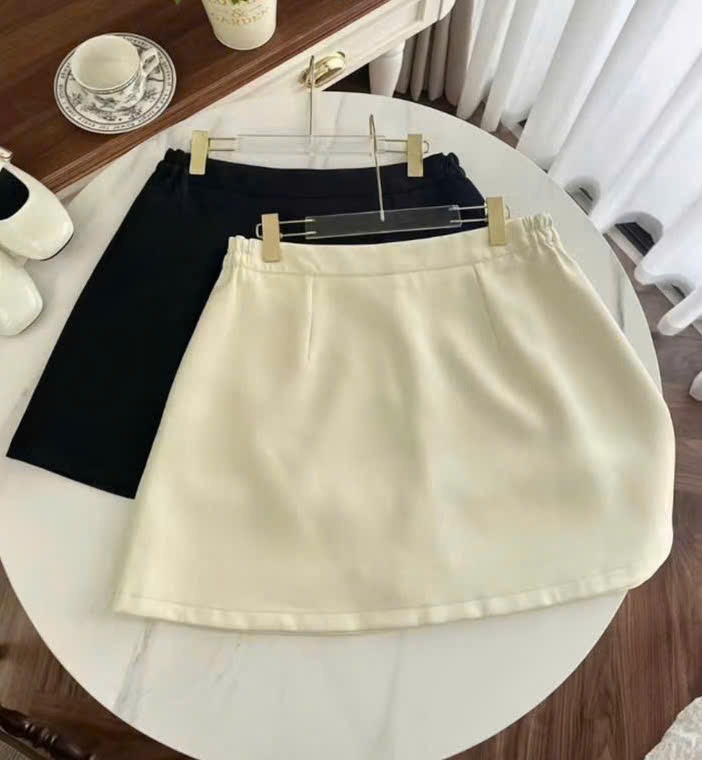 CVN05 Chân Váy Ngắn Dáng A Bo Chun Eo Bigsize