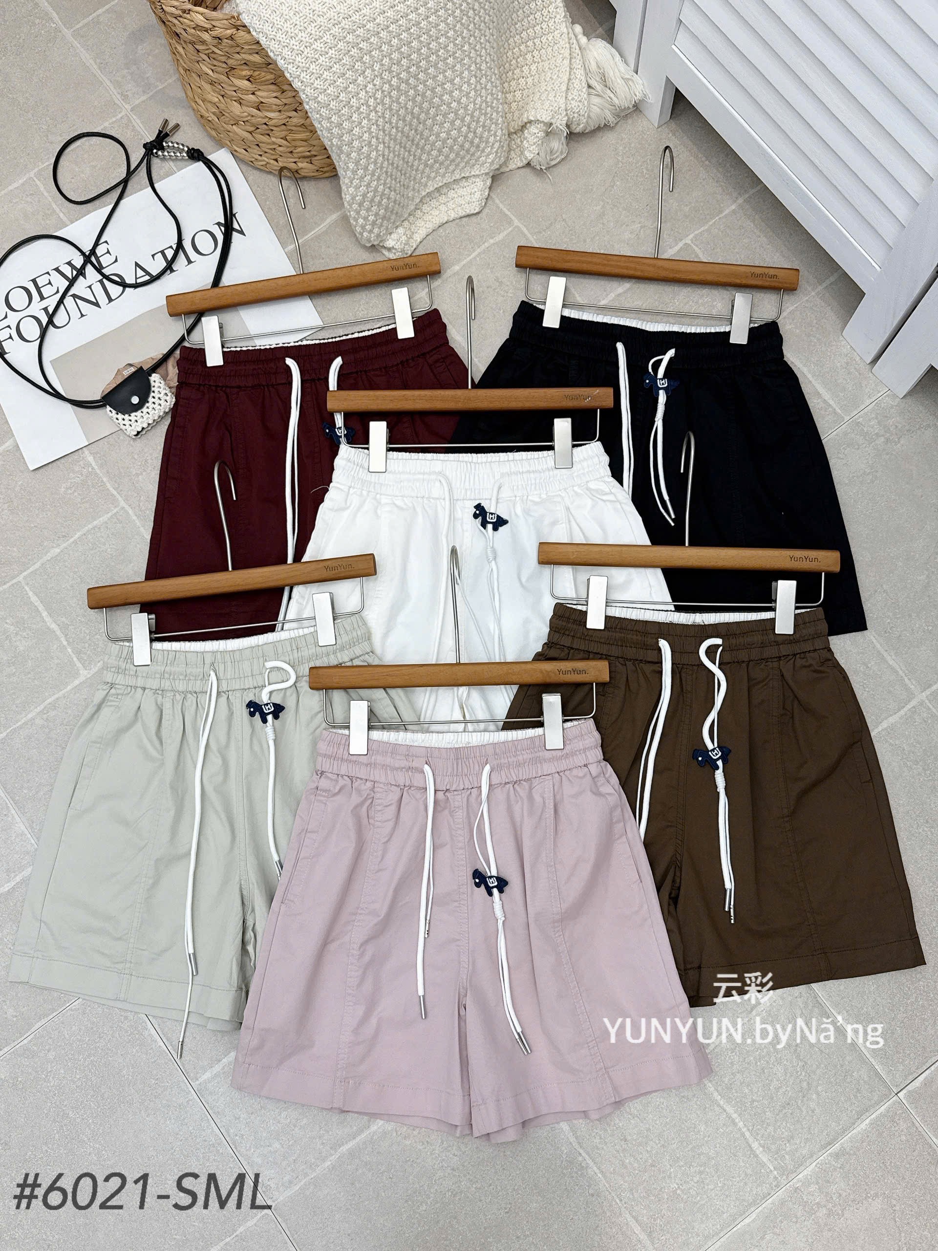 QN04 Quần ngắn thô cạp chun dây ngựa 6021