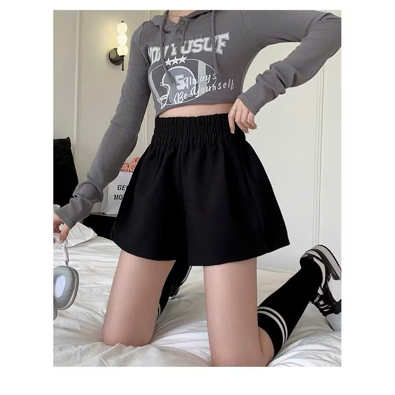 QN06 Quần short phồng cạp chun bản to bigsize