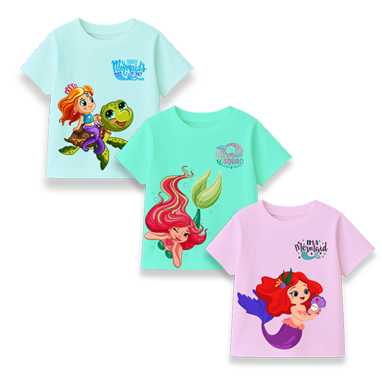 Custom Mermaid T-Shirt For Girl | OEM/ODM