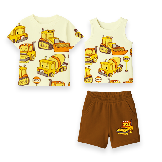 Custom Vehicle Short Set Boy | OEM/ODM