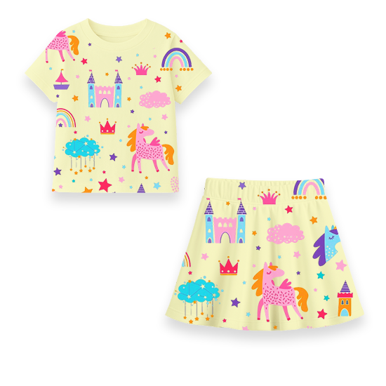 Custom Unicorn Skort Outfit Girl | OEM/ODM