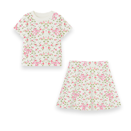 Custom Flower Skort Outfit Girl | OEM/ODM