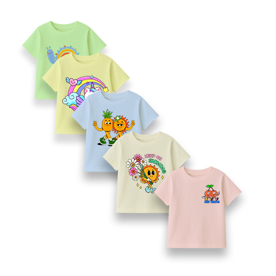 Custom Summer Pattern Girl T-Shirt | OEM/ODM