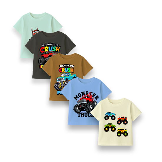 Custom Vehicle Pattern Kids’ T-Shirt – | OEM/ODM