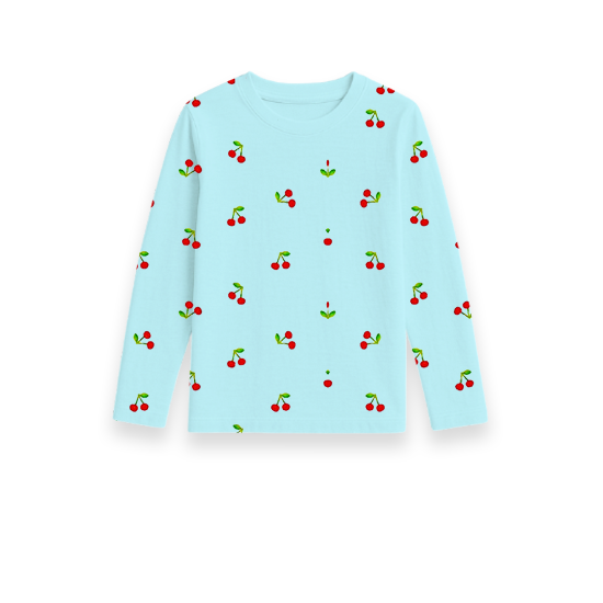Pastel Color Long  Sleeve T-Shirt Girl | OEM/ODM