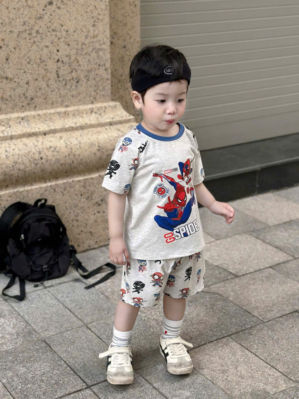 XẢ A04 - SET 2 BỘ SPIDER MAN XANH GHI
