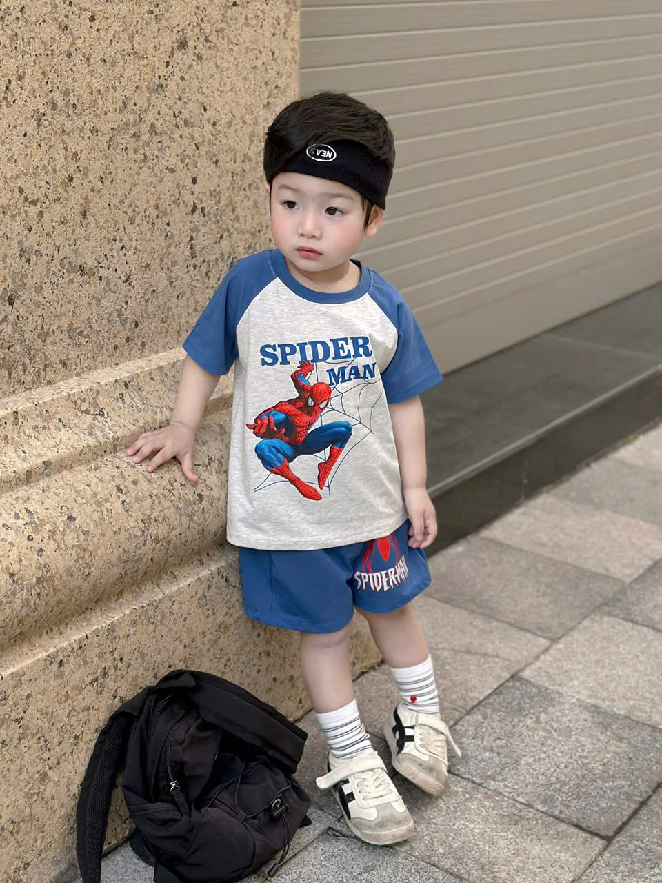 XẢ A04 - SET 2 BỘ SPIDER MAN XANH GHI