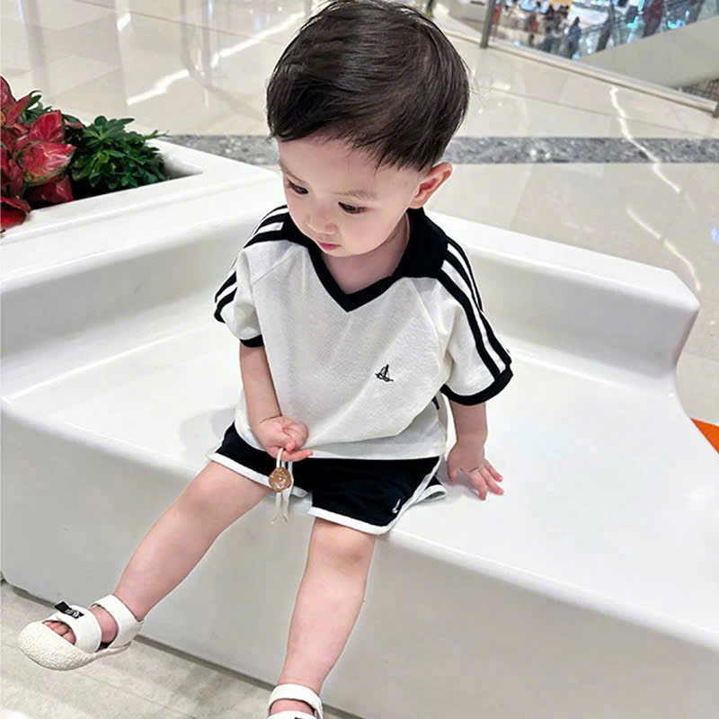 XẢ A127 - SET BỘ THỂ THAO CỘC ĐEN TRẮNG