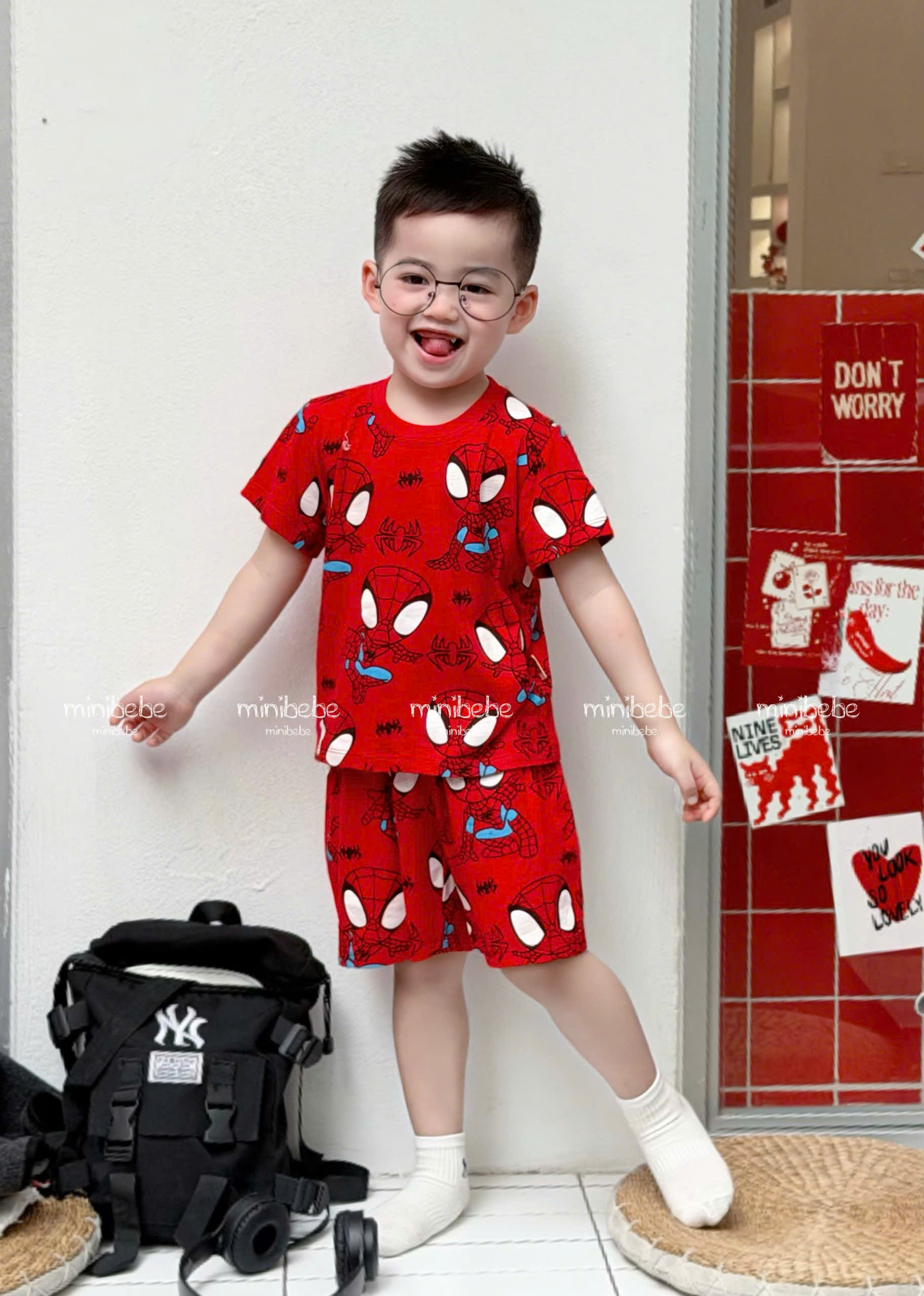XẢ A134 - SET 2 BỘ SPIDERMEN ĐỎ THAN